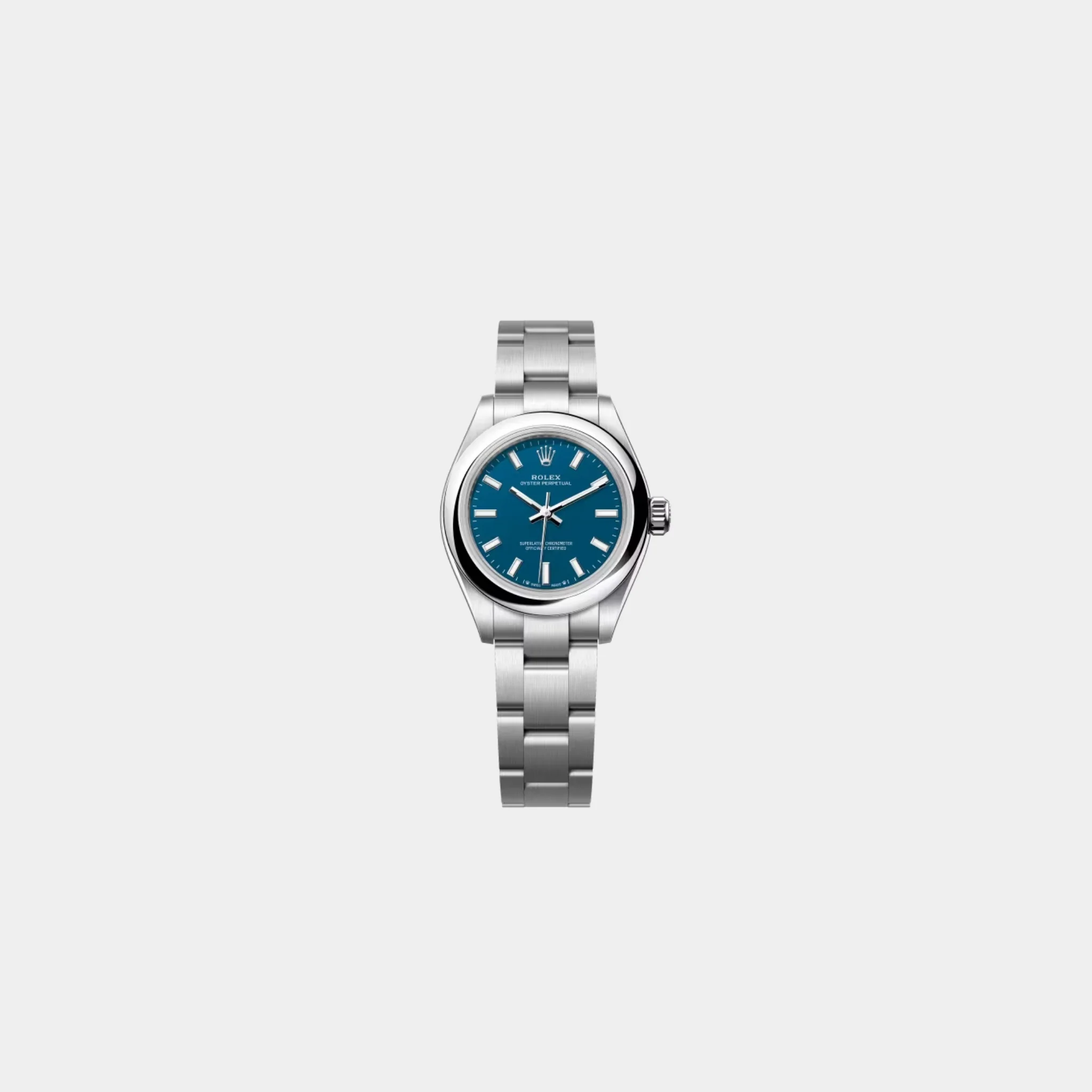 Oyster Perpetual 28 Oystersteel Blue Ref. 276200-0011