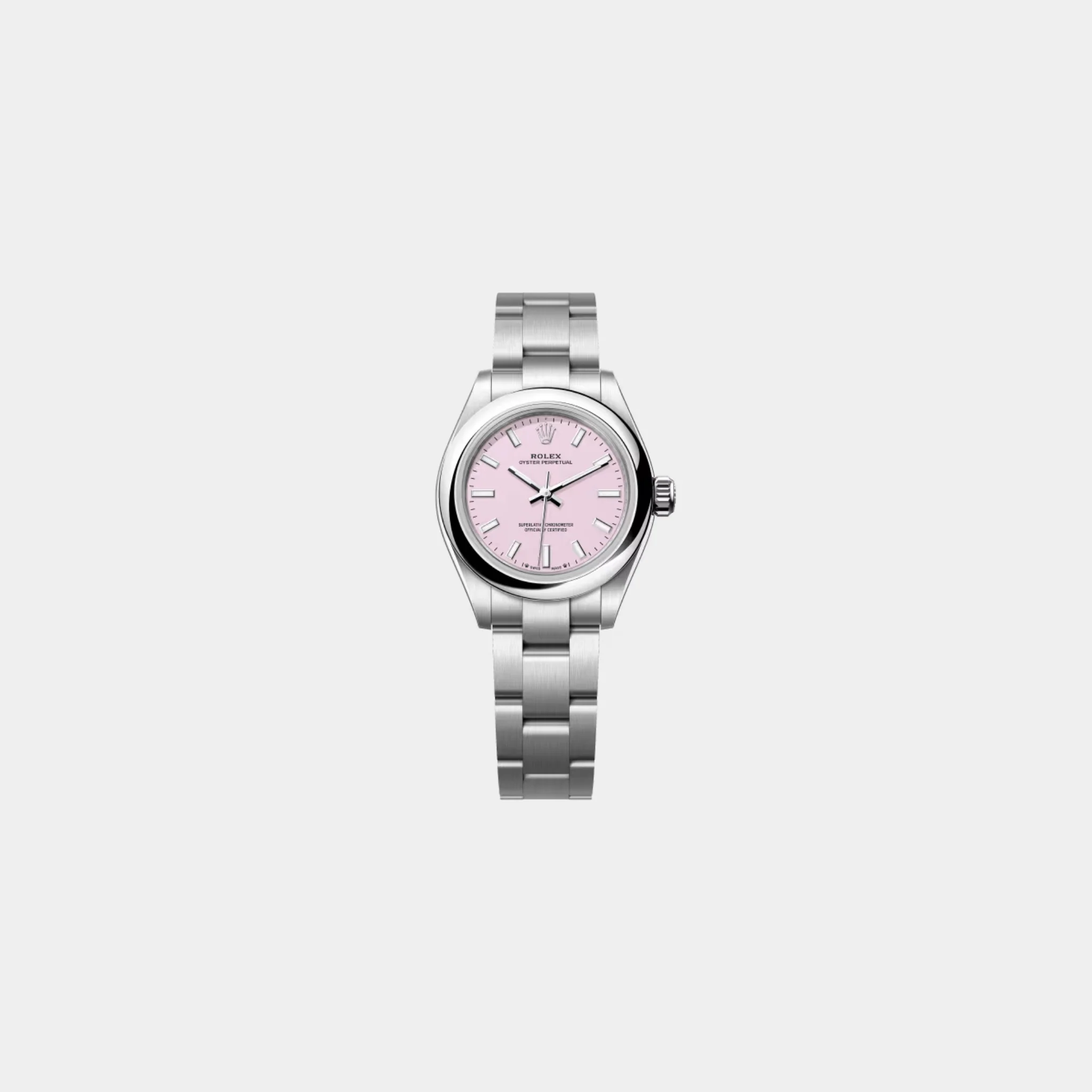 Oyster Perpetual 28 Oystersteel Candy Pink Ref. 276200-0009
