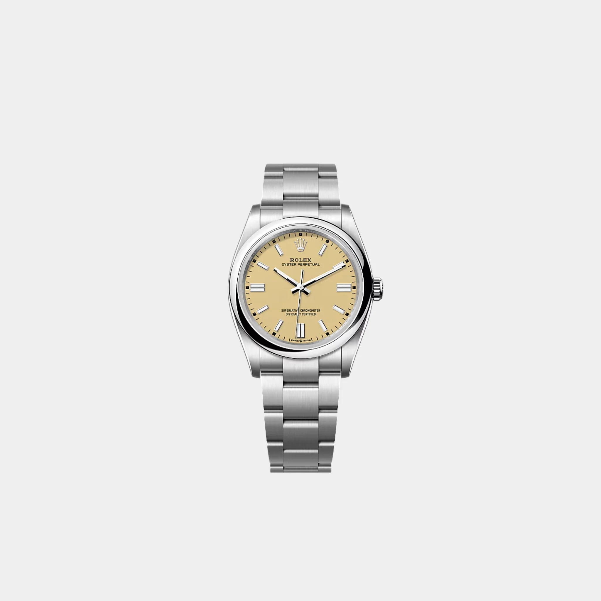 Oyster Perpetual 36 Oystersteel Beige Ref. 126000-0012