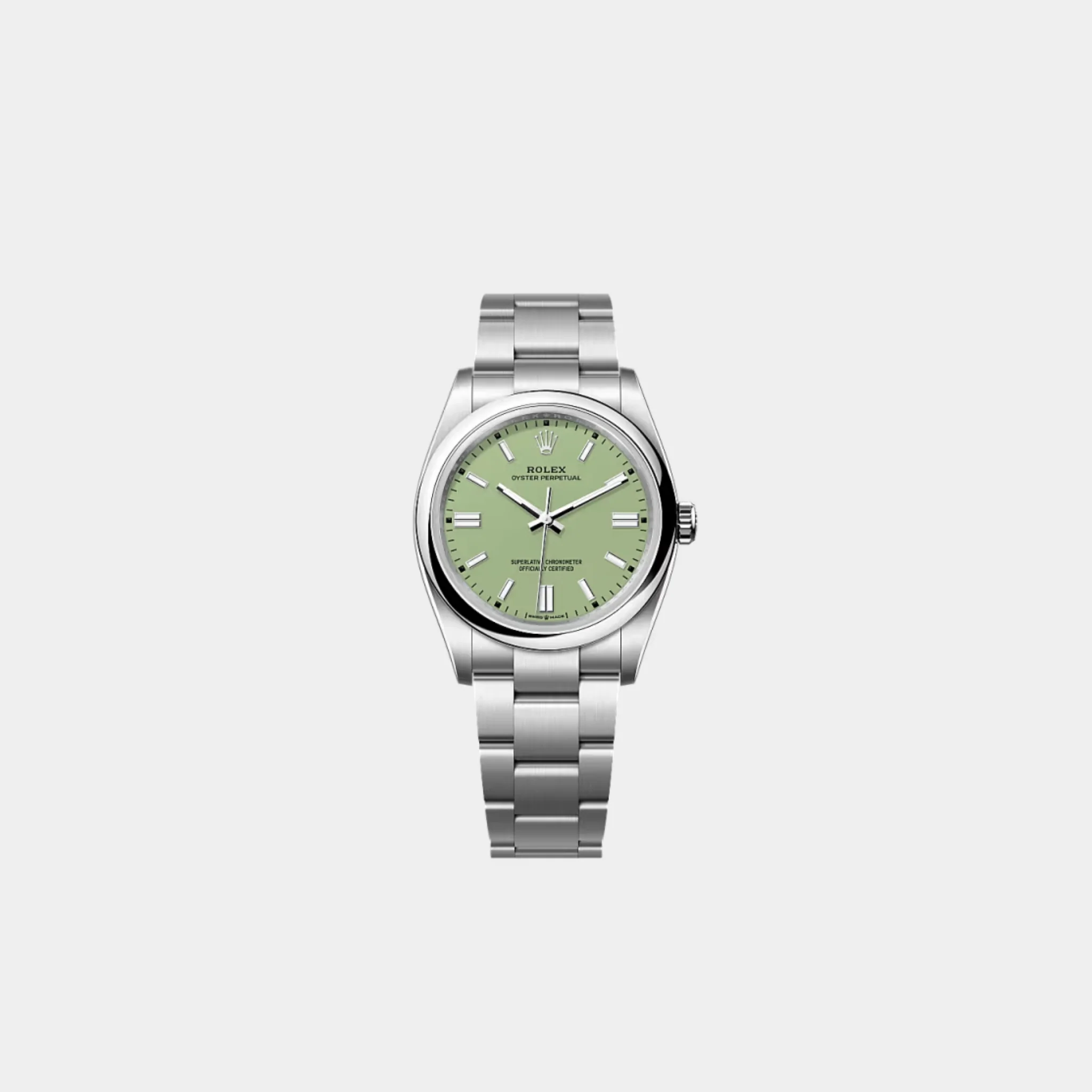 Oyster Perpetual 36 Oystersteel Pistachio Ref. 126000-0011