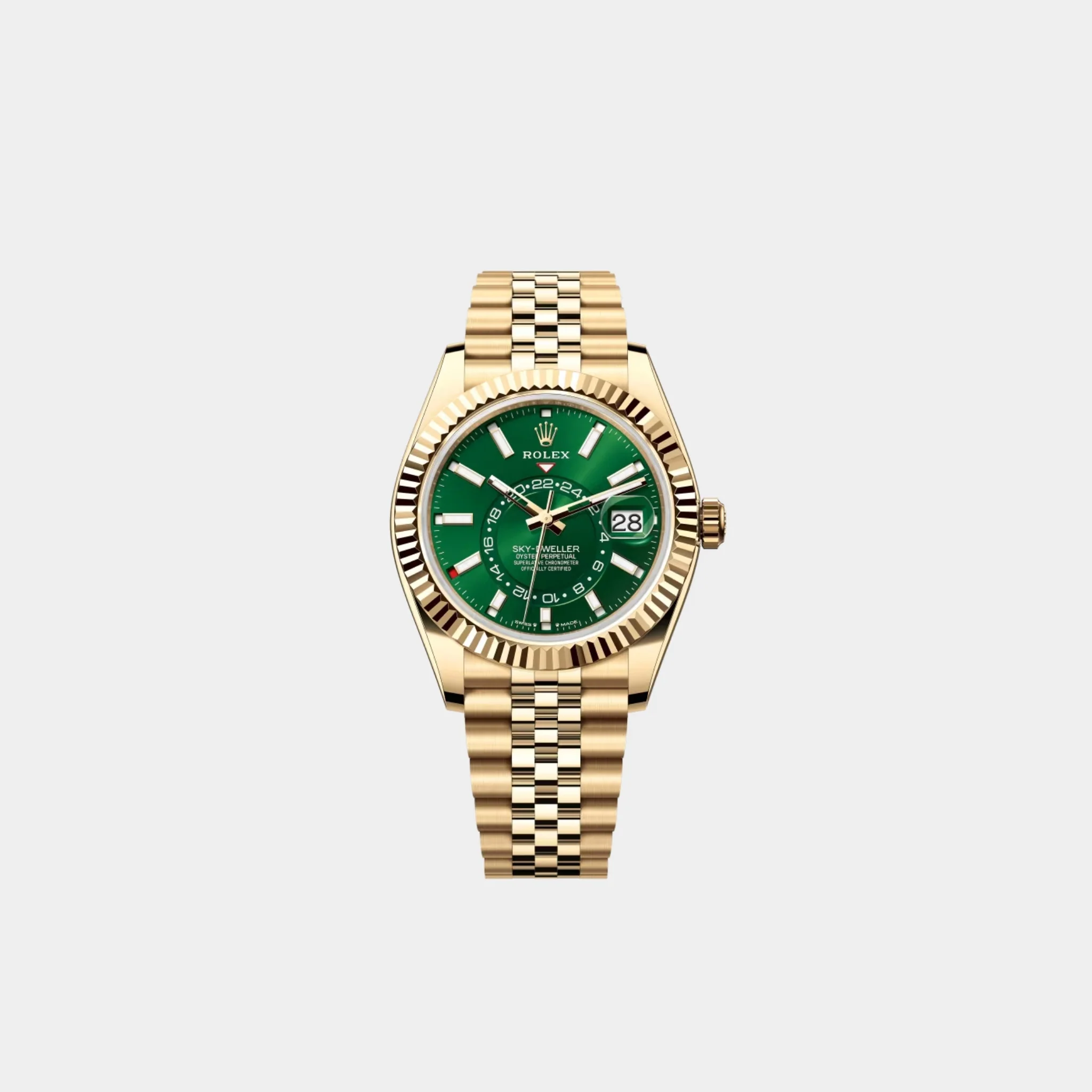 Sky-Dweller Yellow Gold Bright Green Ref. 336938-008
