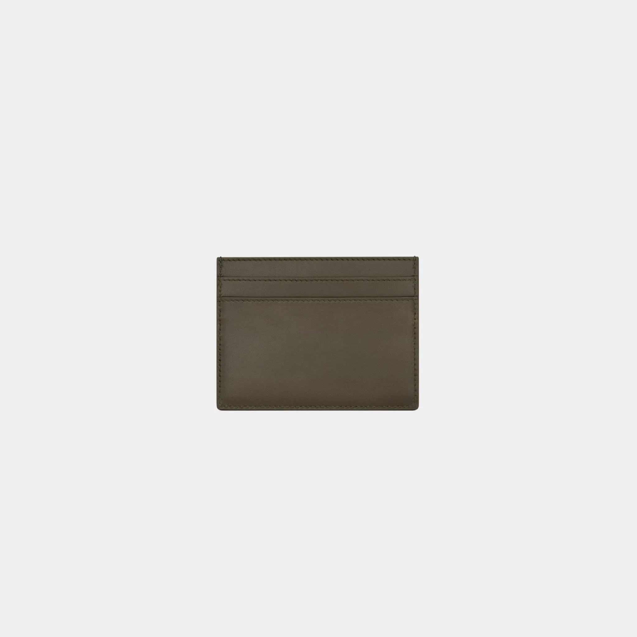 Saint Laurent Paris Card Case Smooth Light Musk Leather - Image 2