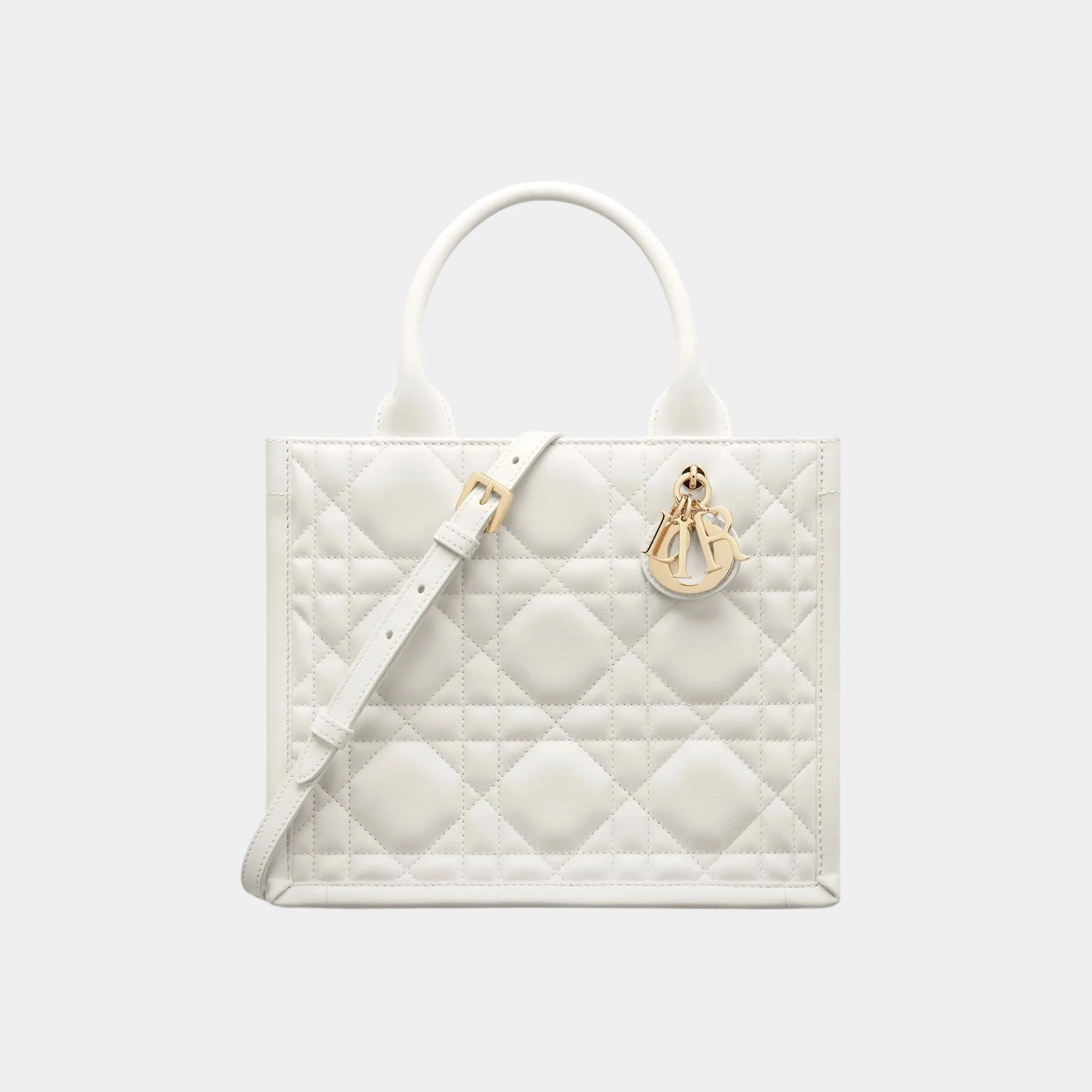 Small Dior Book Tote Macrocannage Calfskin - Image 3