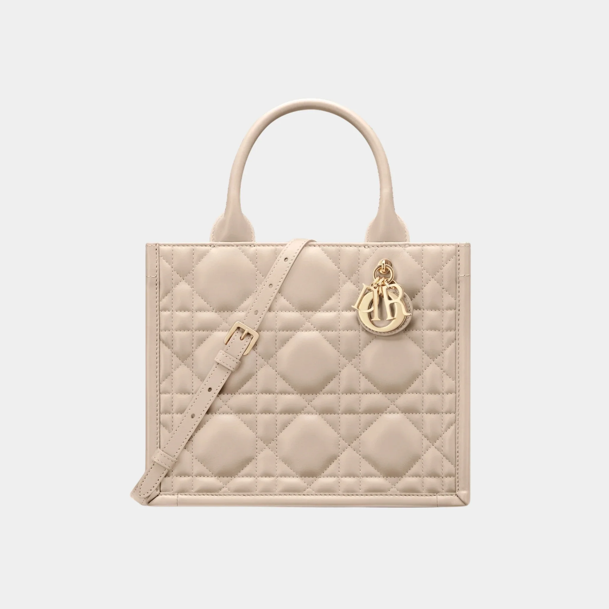 Small Dior Book Tote Macrocannage Calfskin - Image 5