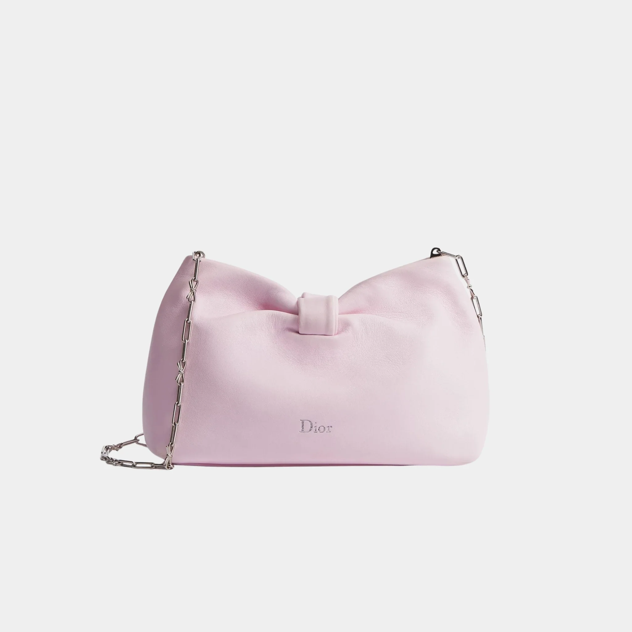Small Dior Bow Bag in Lambskin - Image 4