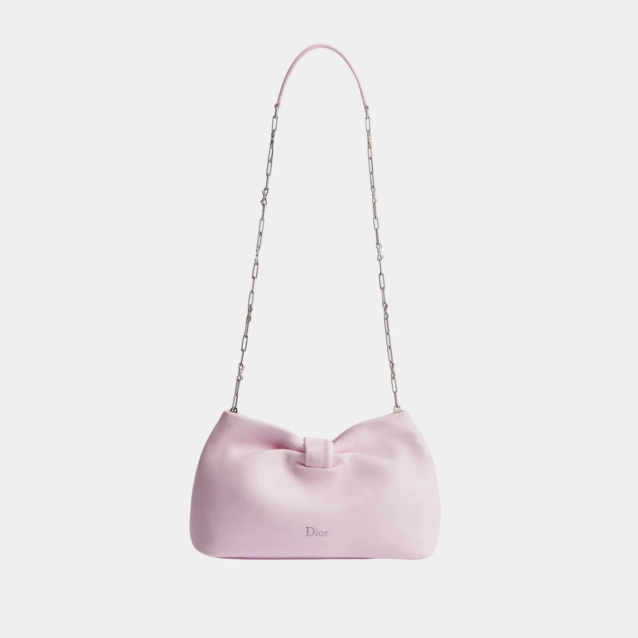 Small Dior Bow Bag in Lambskin - Image 6