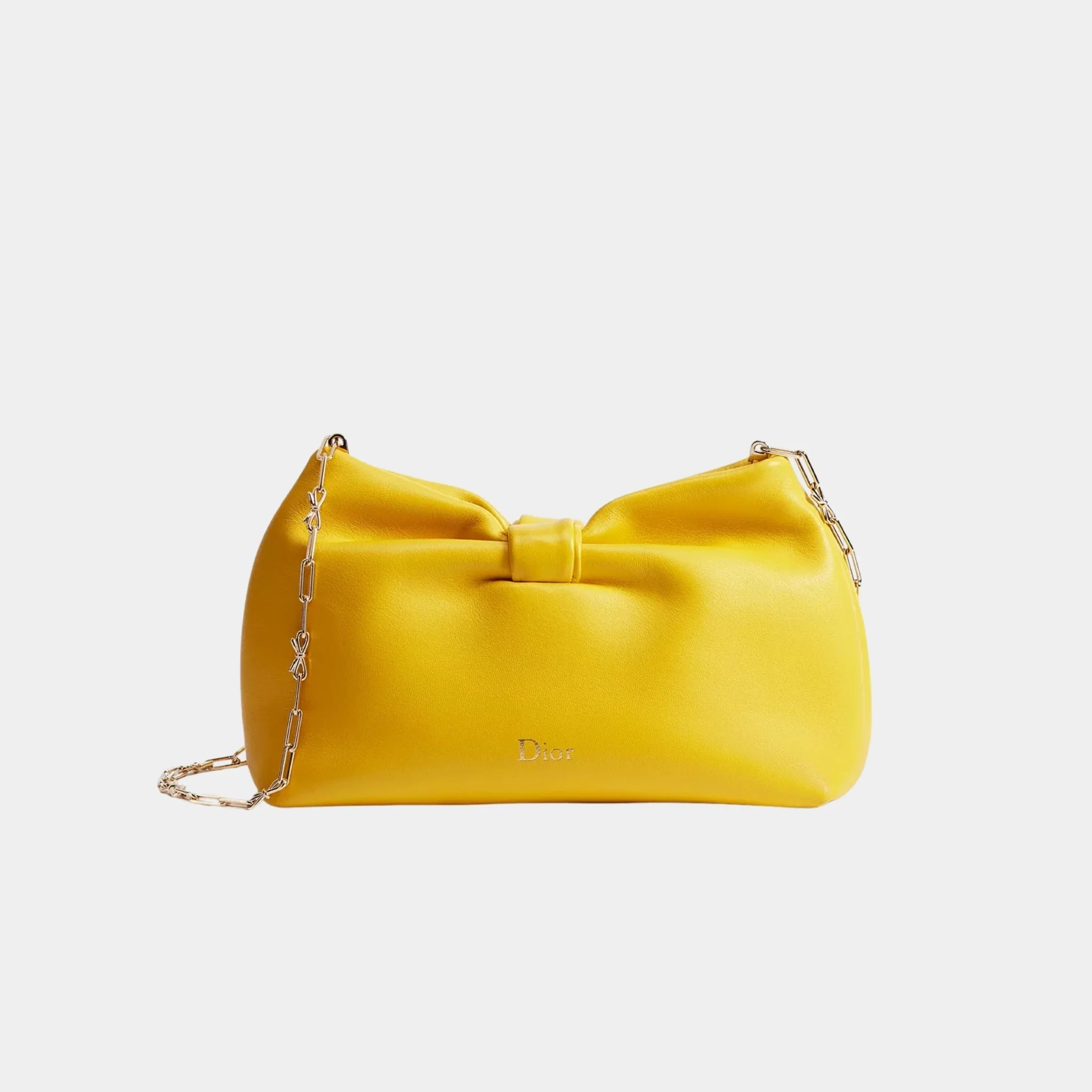 Small Dior Bow Bag in Lambskin - Image 7