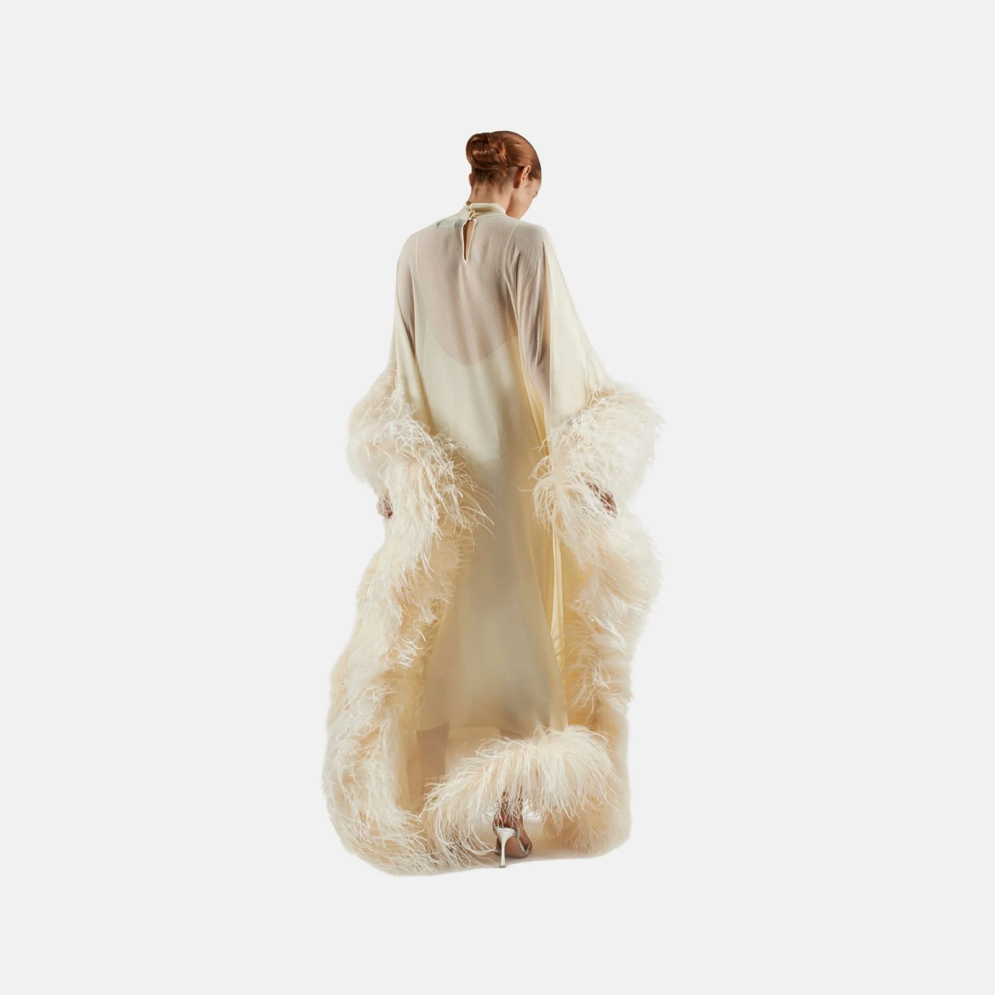 Casta Diva Spirito Kaftan in Ivory - Image 2