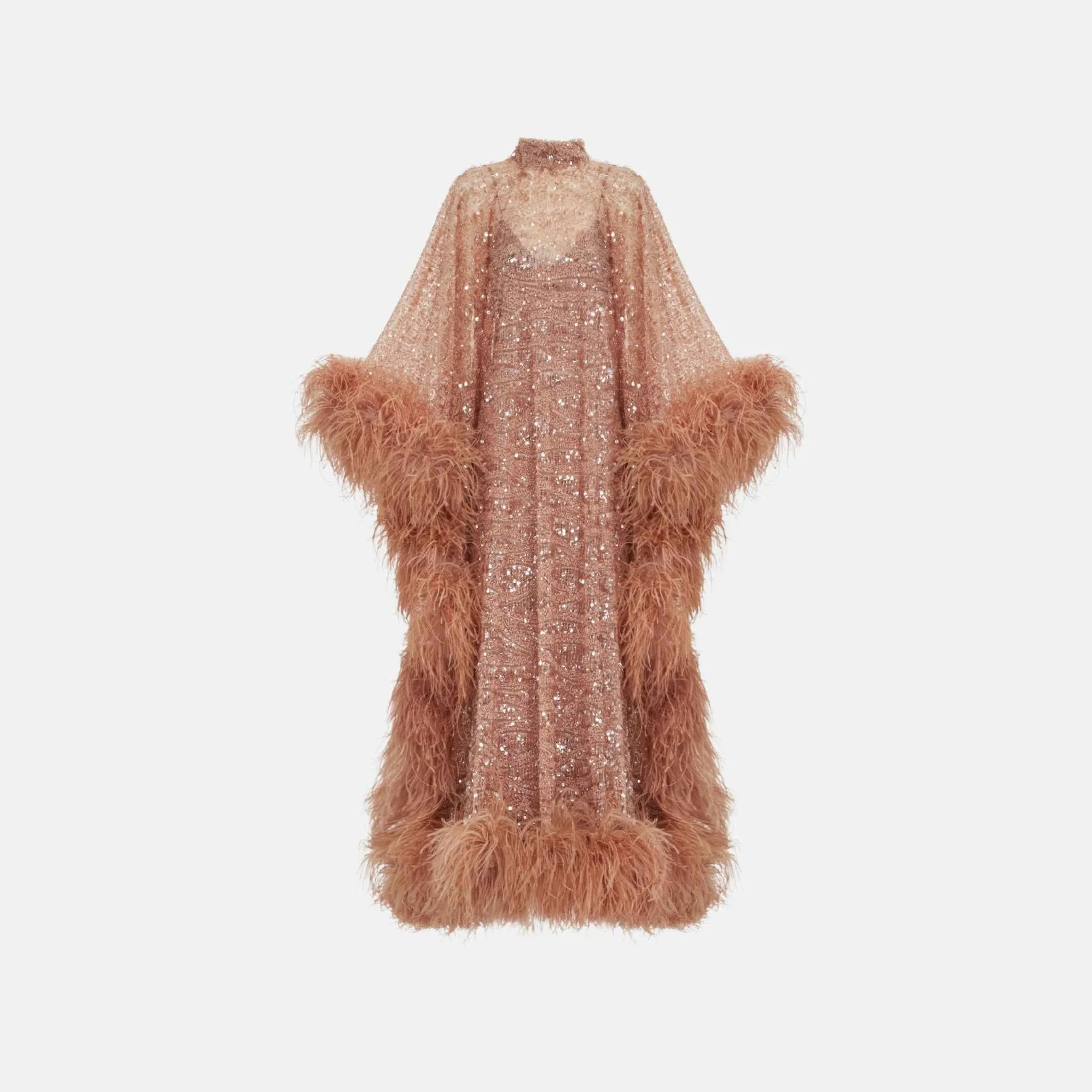 Casta Diva Sublime Kaftan in Blush