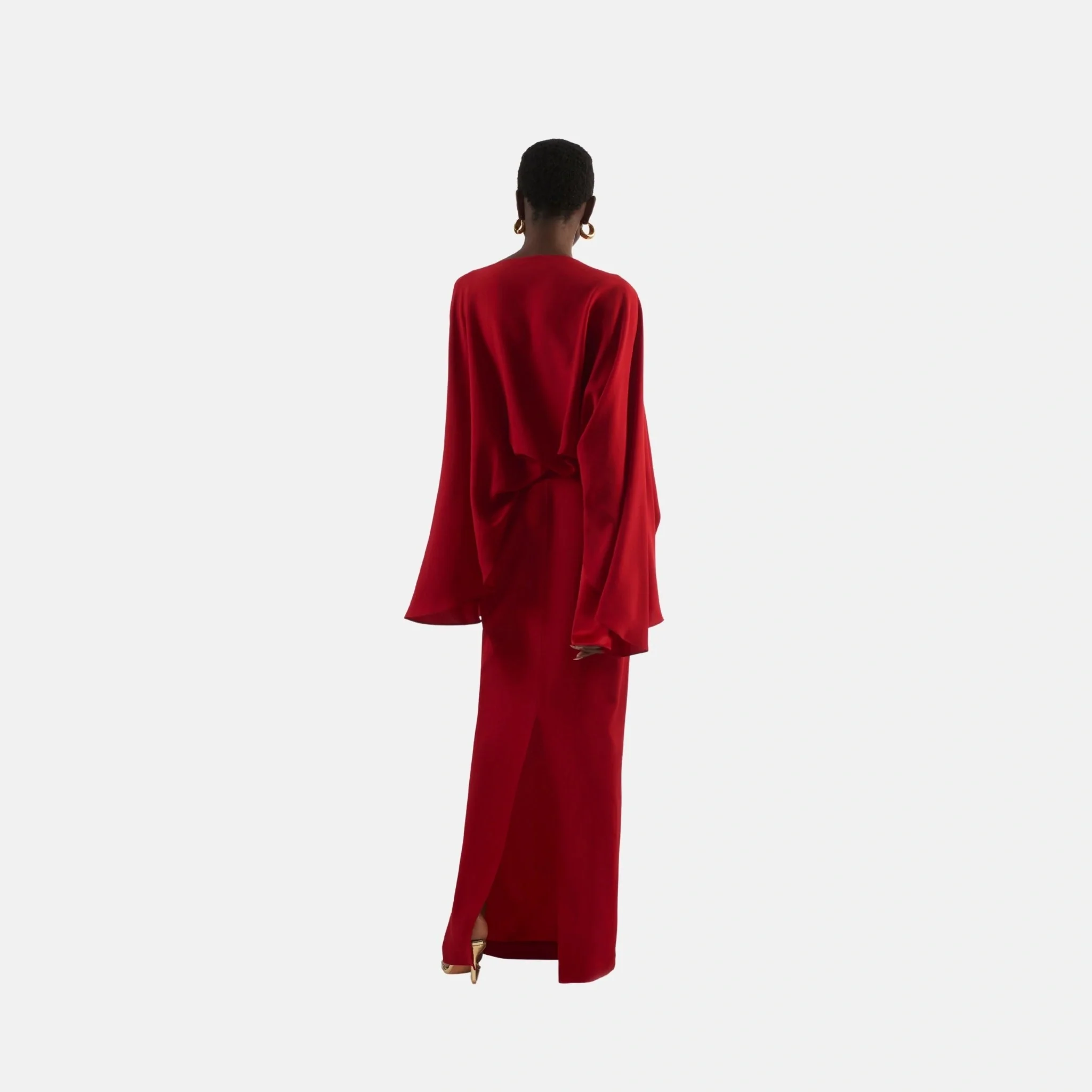 Eolia Dress in Ruby - Image 2