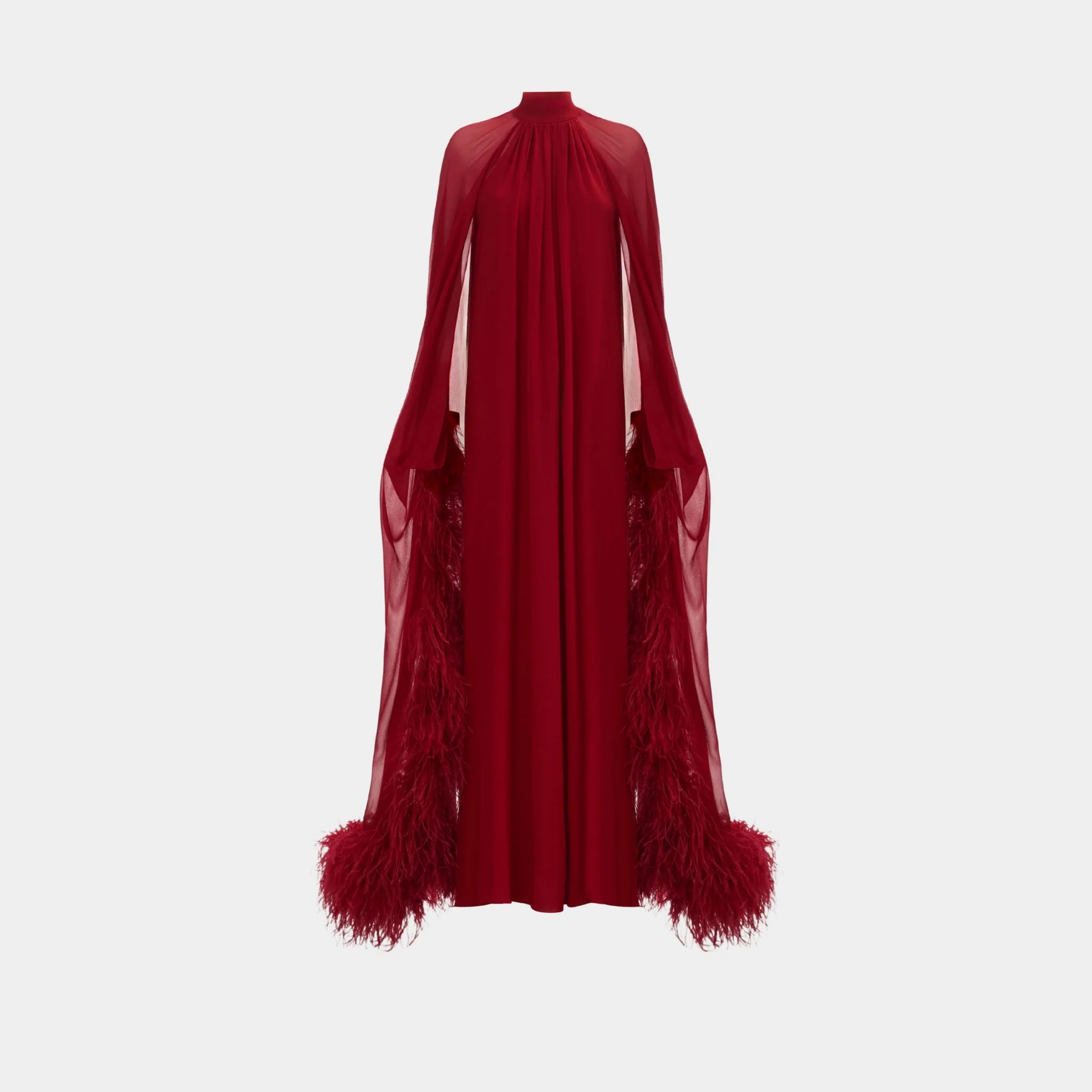 Feathered Eterea Gown