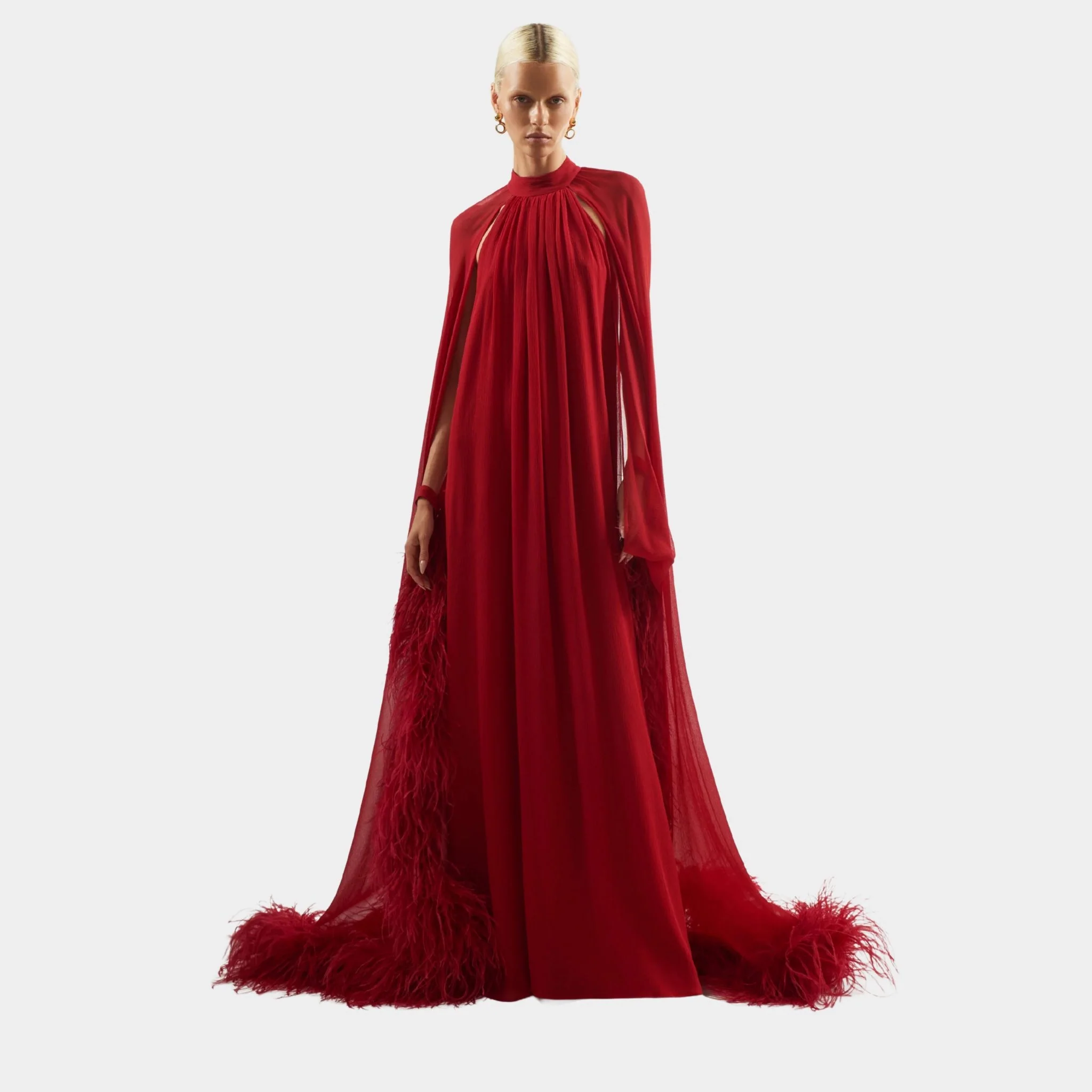 Feathered Eterea Gown - Image 3