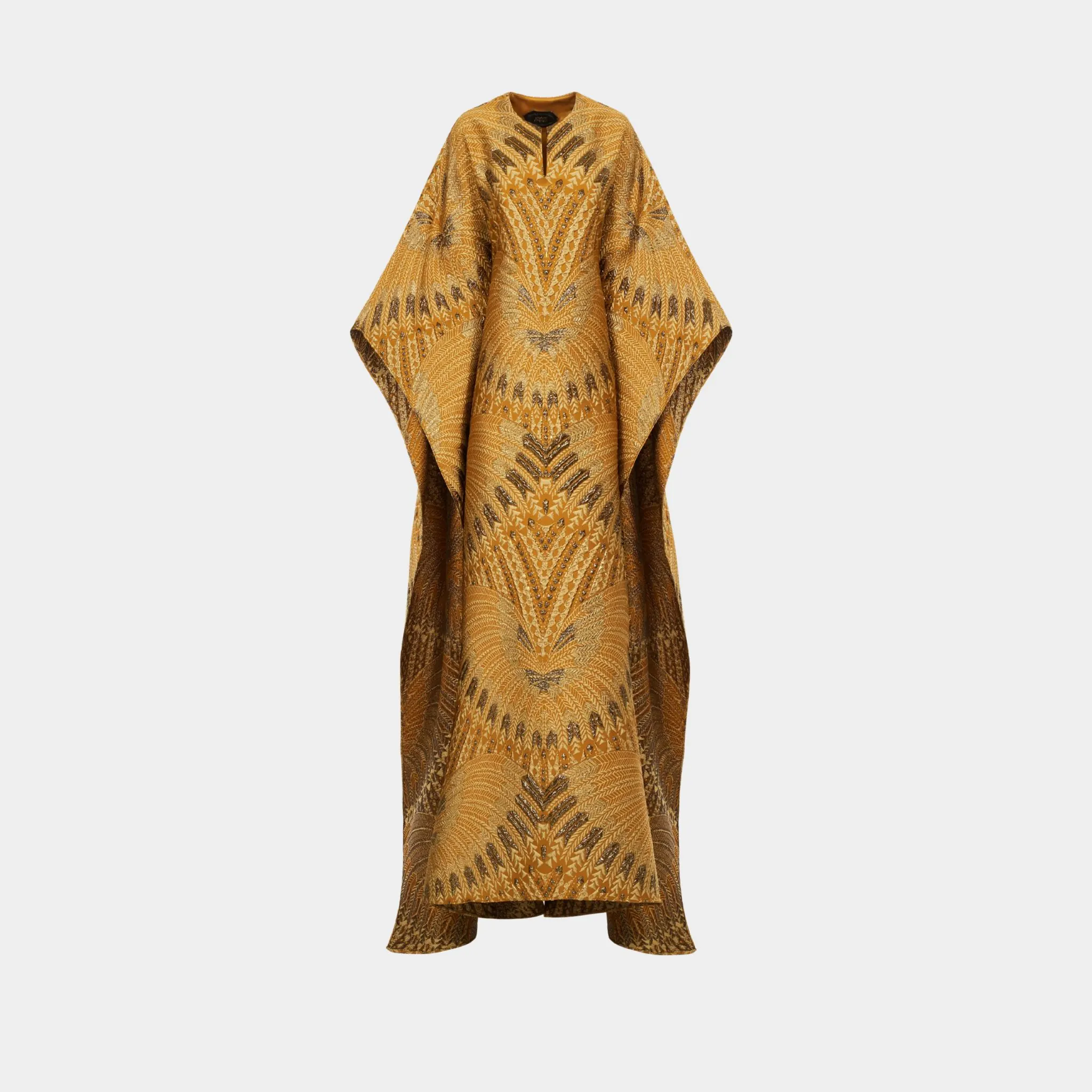 Iman Royale Kaftan In Amber