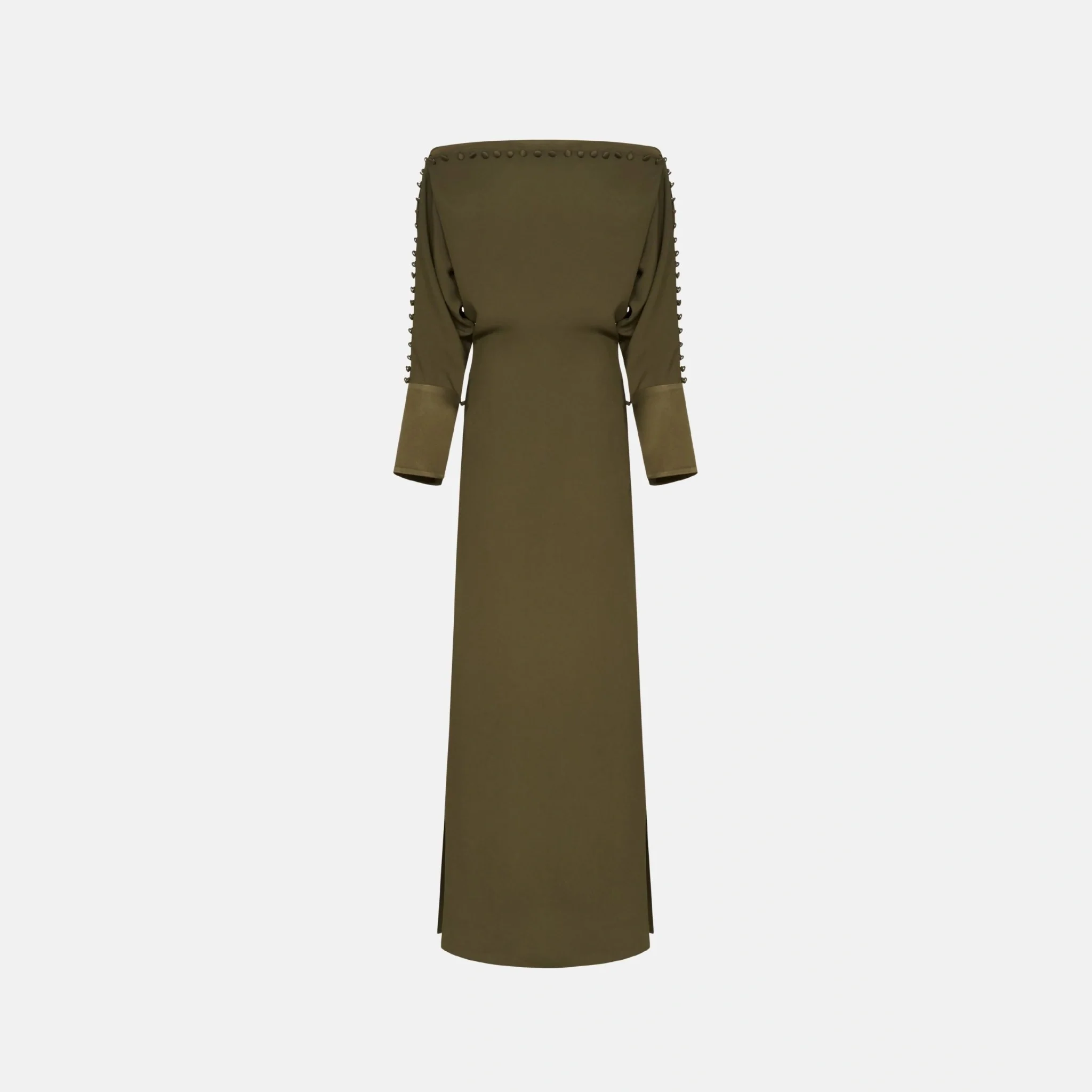 Mila Dress in Forest Green