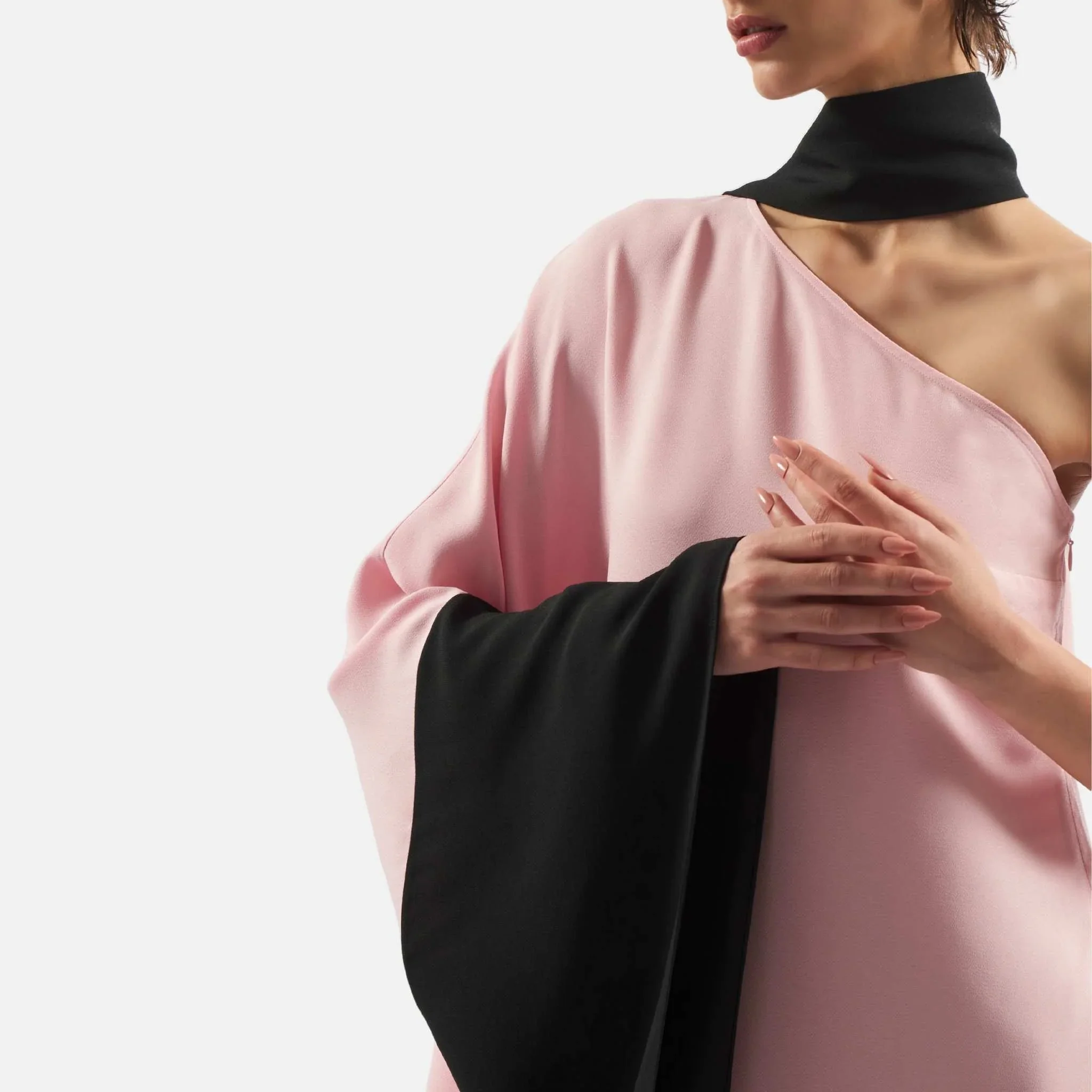 Olympia Dress in Baby Pink - Image 3