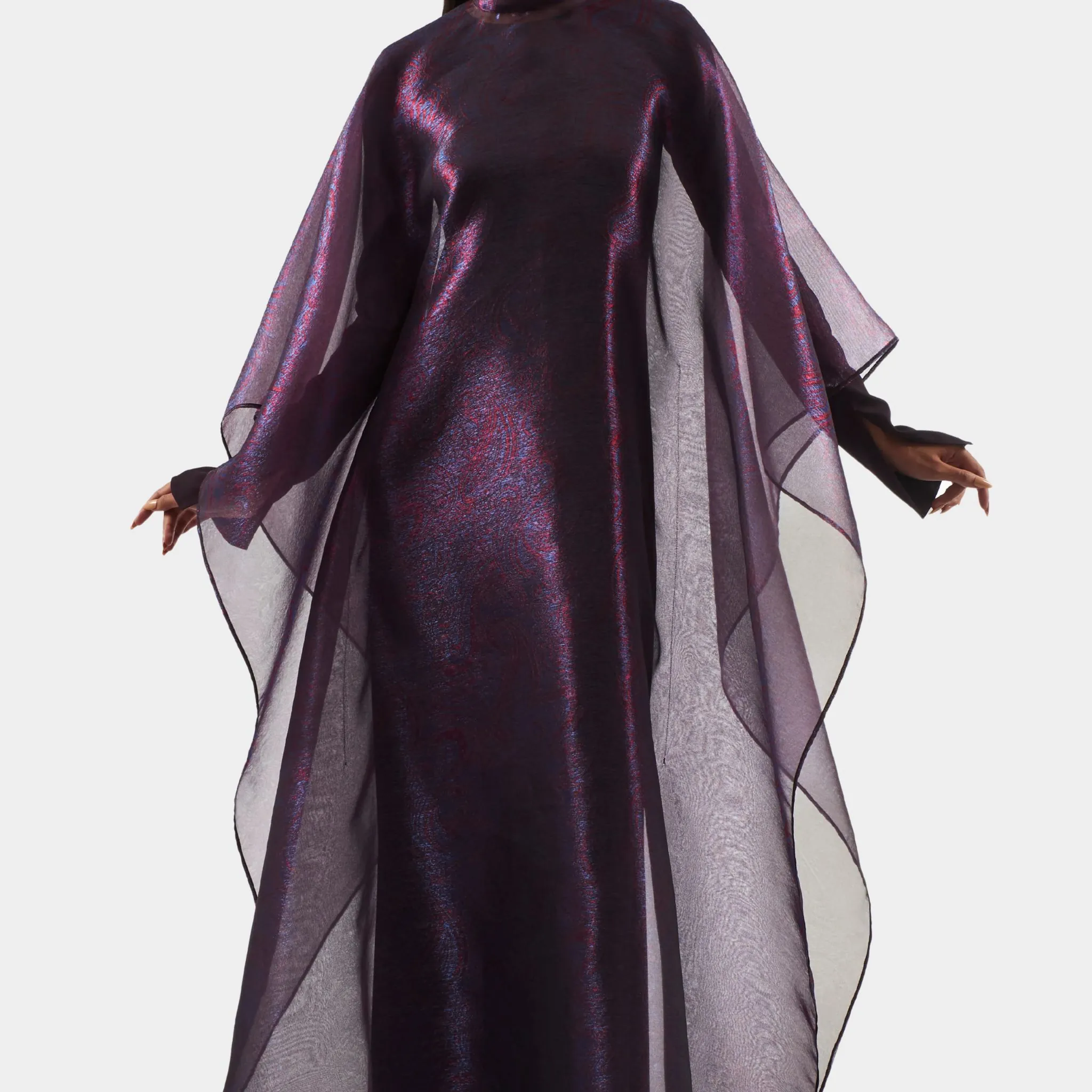 Suratt Kaftan In Violet - Image 2