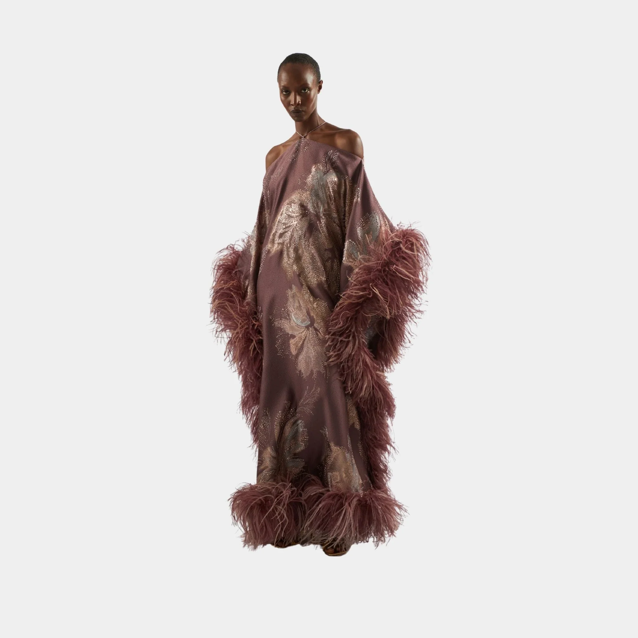 Sza Sza Bloom Kaftan In Mauve - Image 2