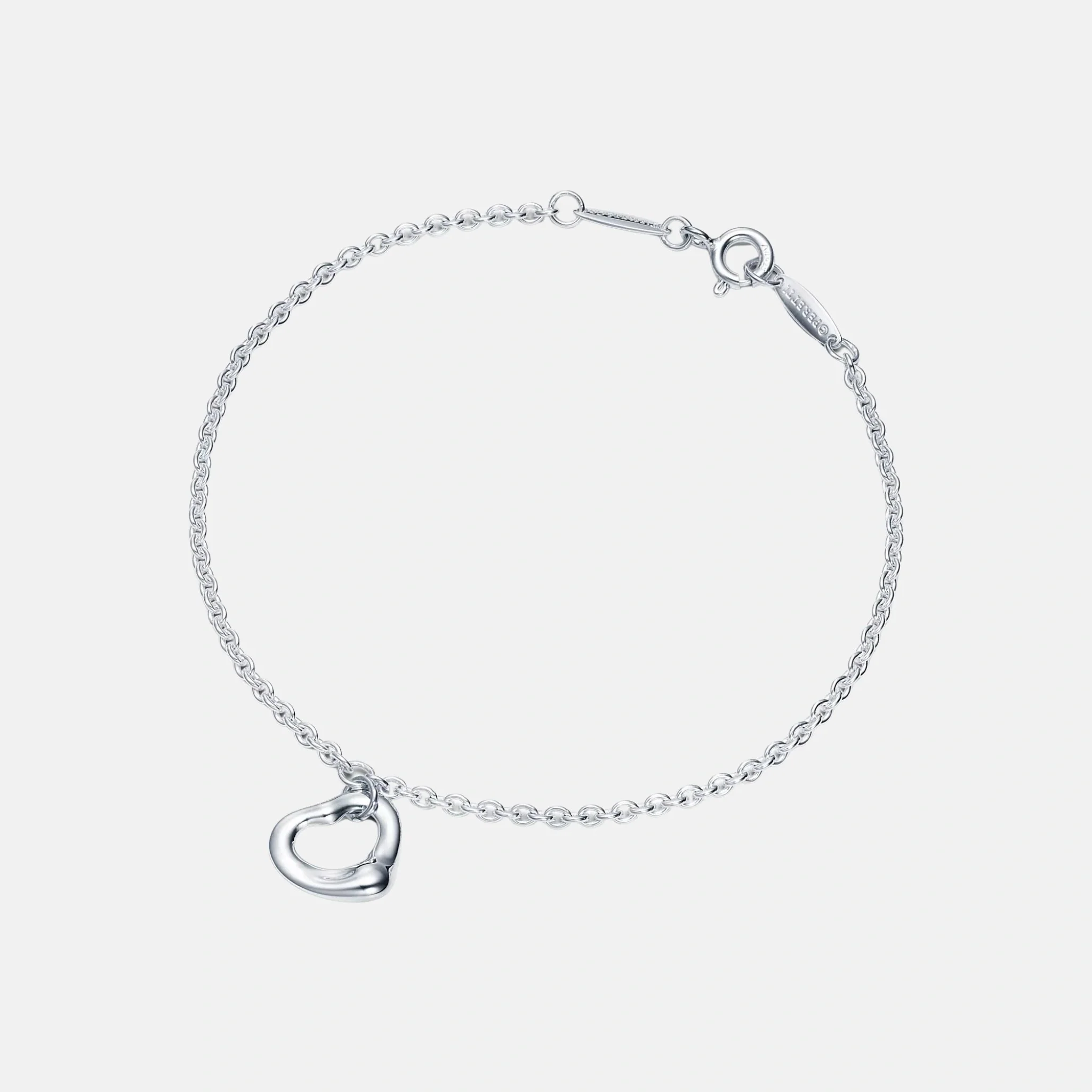 Elsa Peretti Open Heart Bracelet Silver