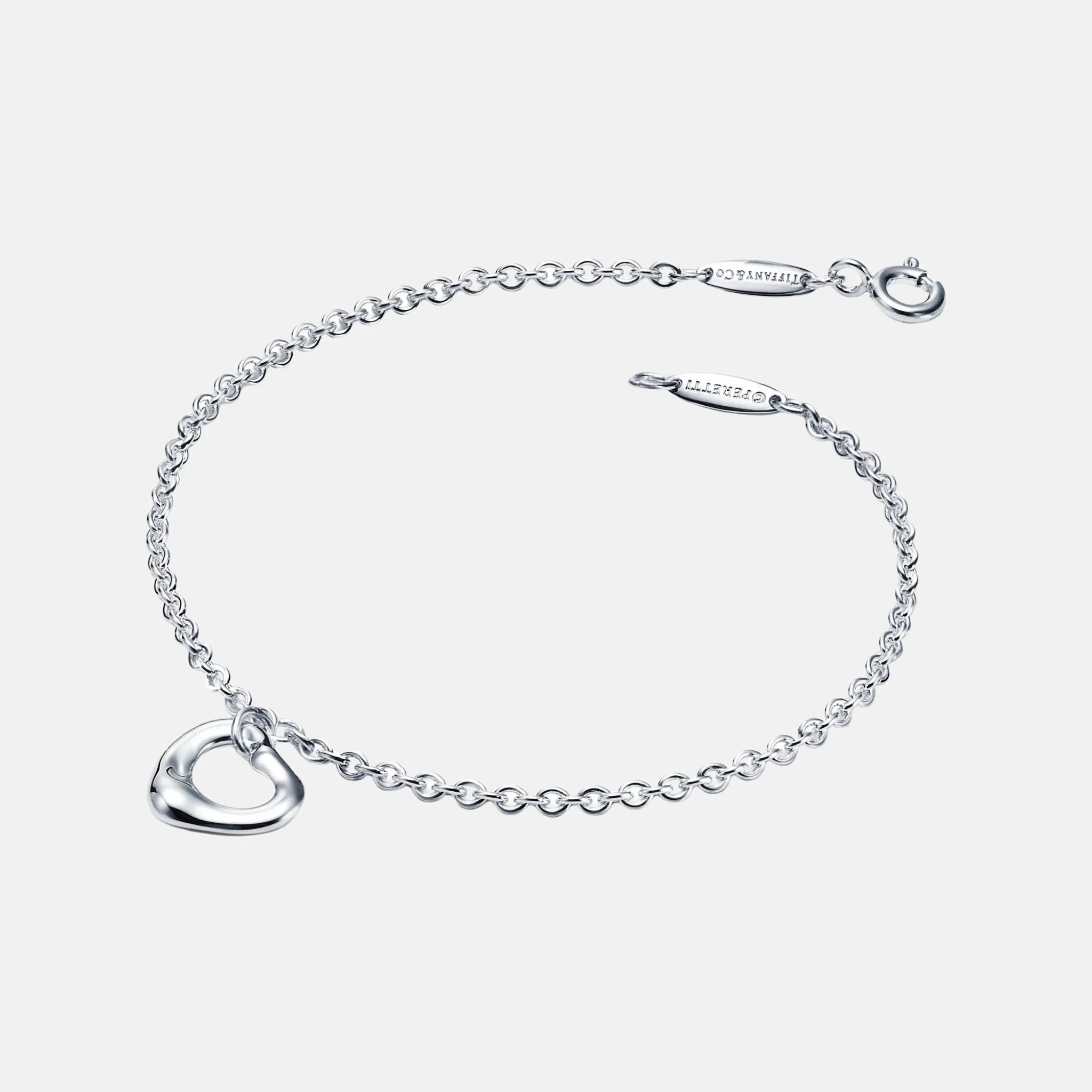 Elsa Peretti Open Heart Bracelet Silver - Image 3