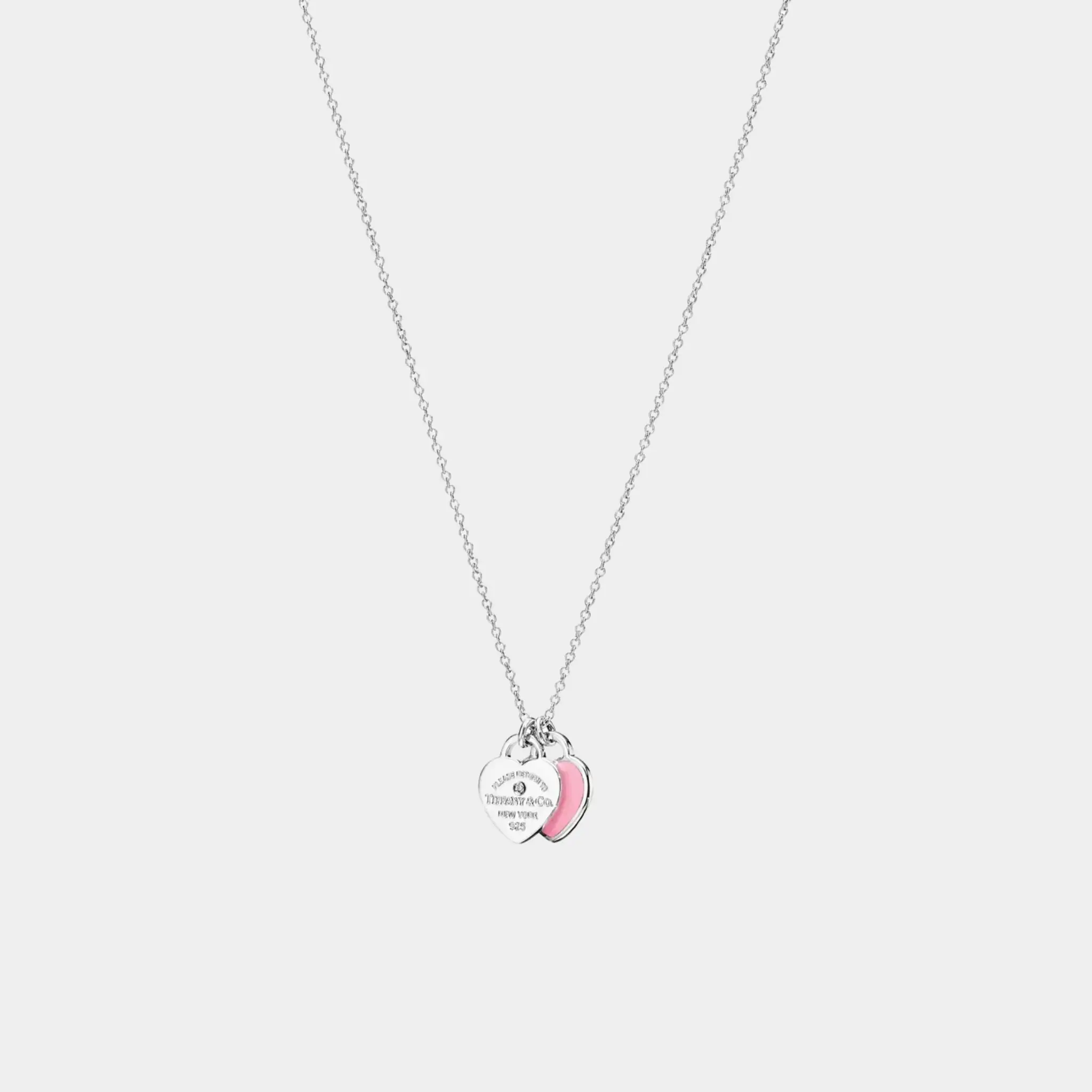 Heart-Shaped Pendant In 925 Sterling Silver and Diamond - Image 2