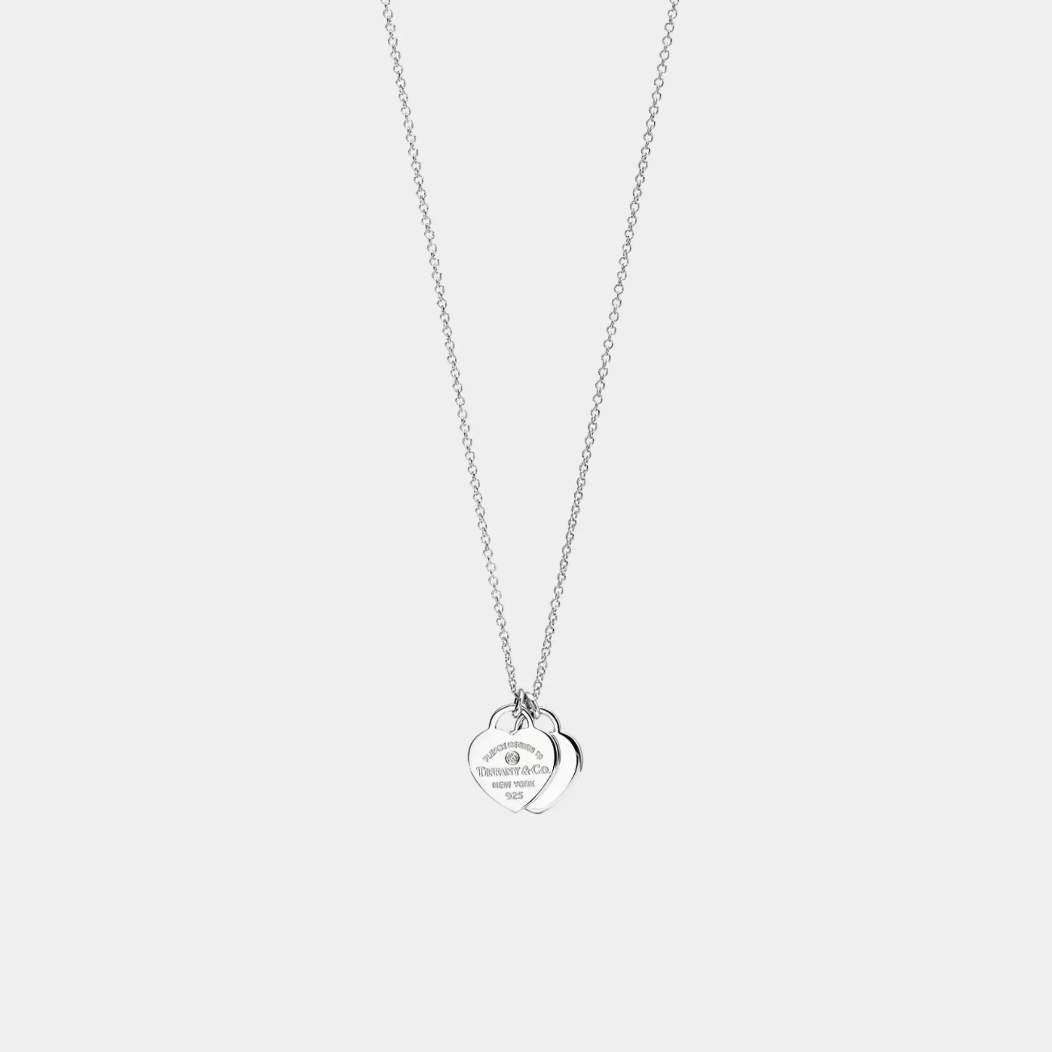 Heart-Shaped Pendant In 925 Sterling Silver and Diamond - Image 4