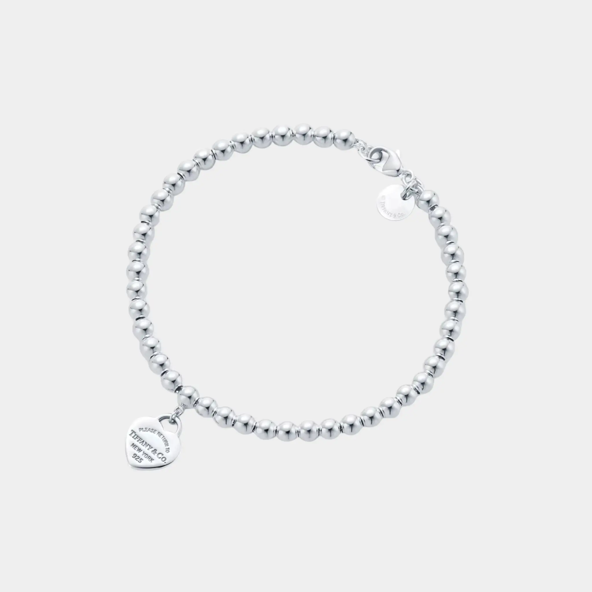 Pink Heart-Shaped Pearl Bracelet In 925 Sterling Silver - Image 2