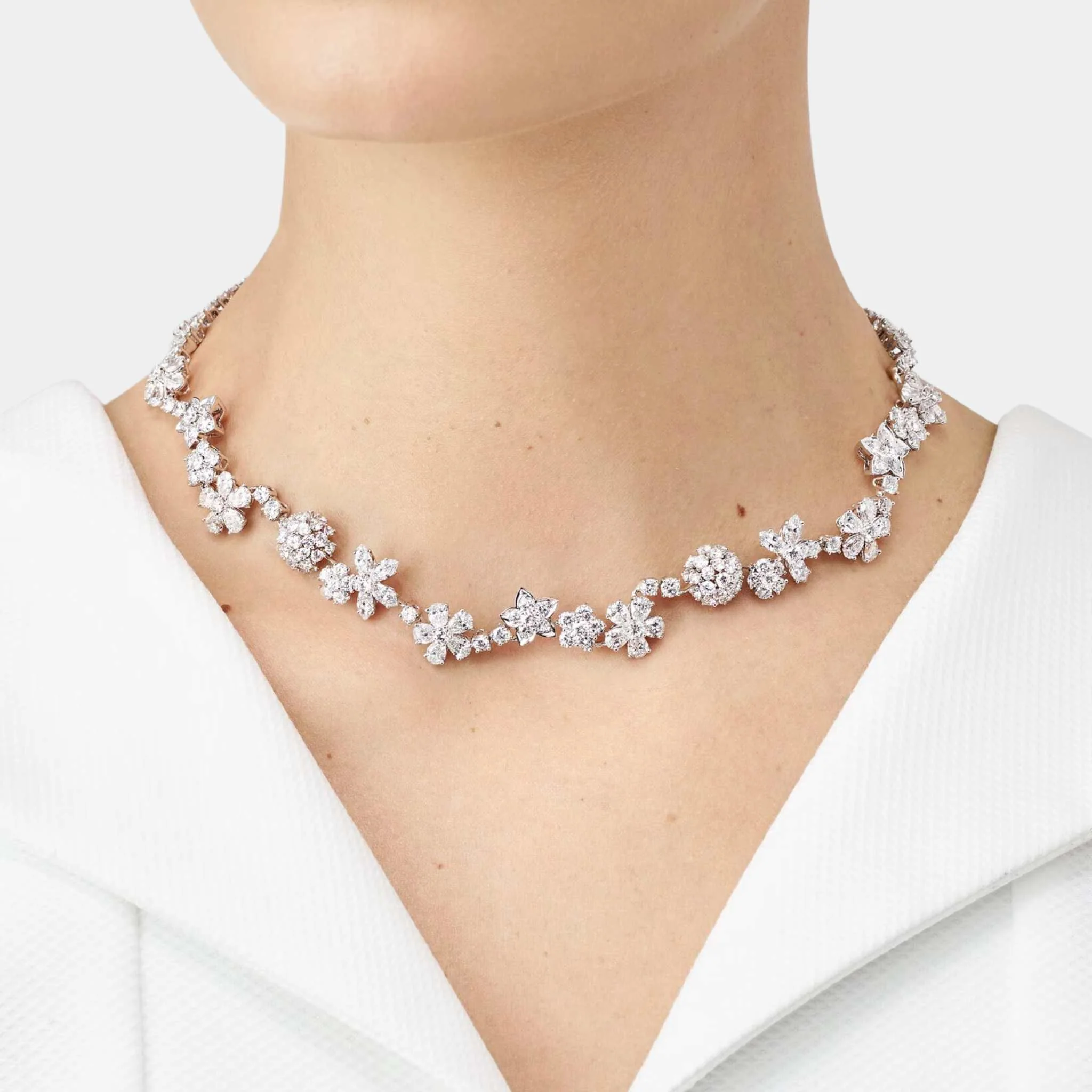 Folie des Prés Necklace White Gold Diamond - Image 2