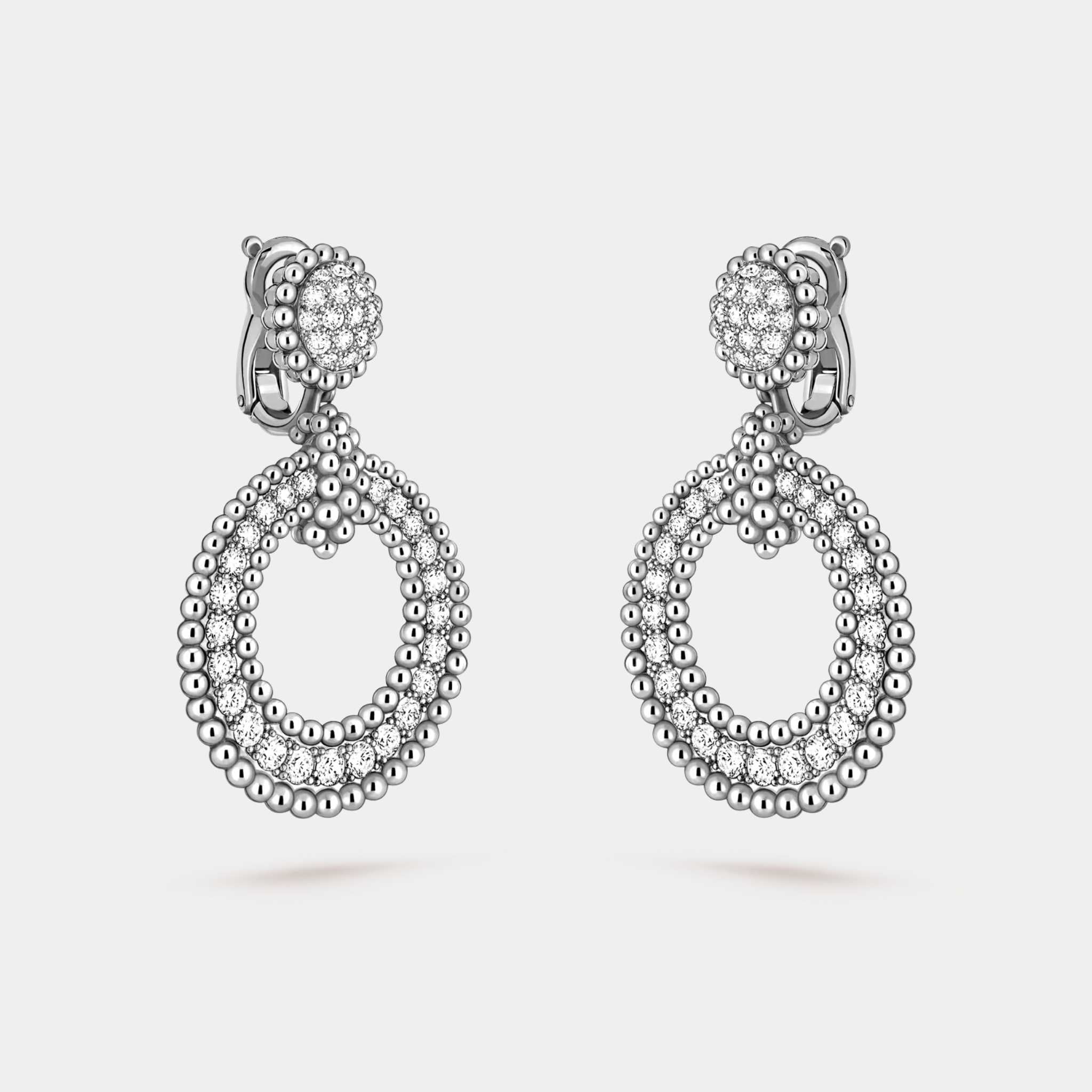 Perlée Diamonds Earrings White Gold Diamond - Image 2