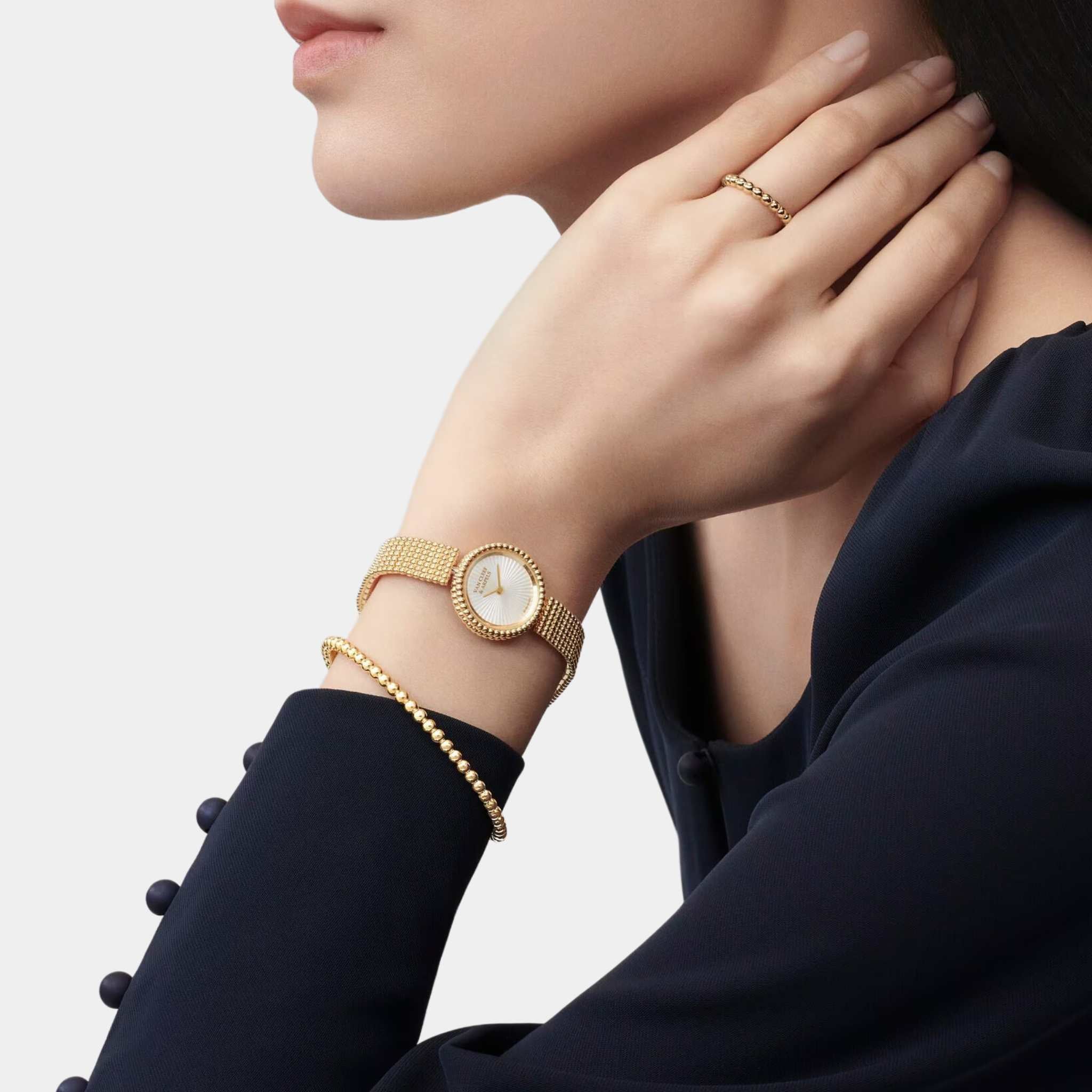 Perlée Watch 23 mm Yellow Gold Mother Of Pearl - Image 2