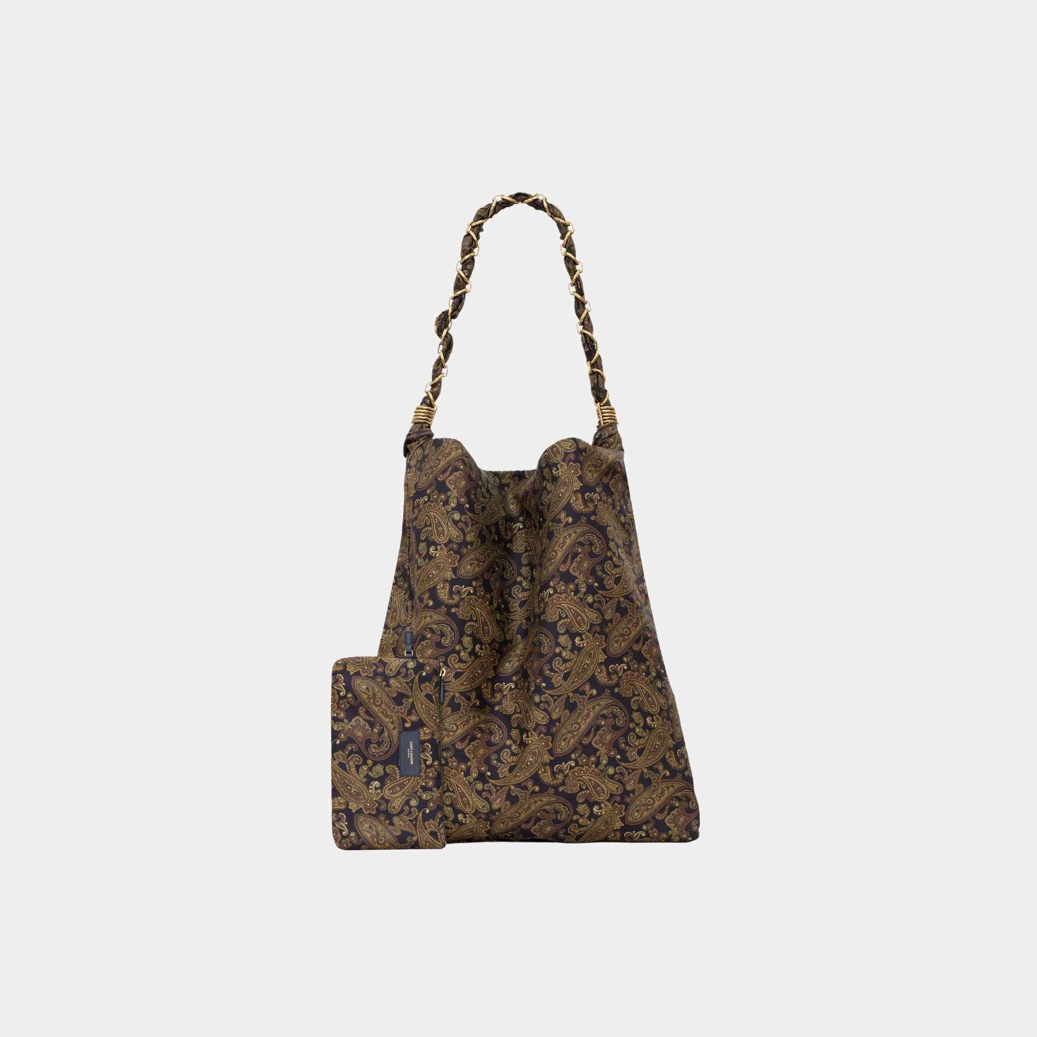 Amalia Silk Twill with CASSANDRE Jewelry Chain - Image 3
