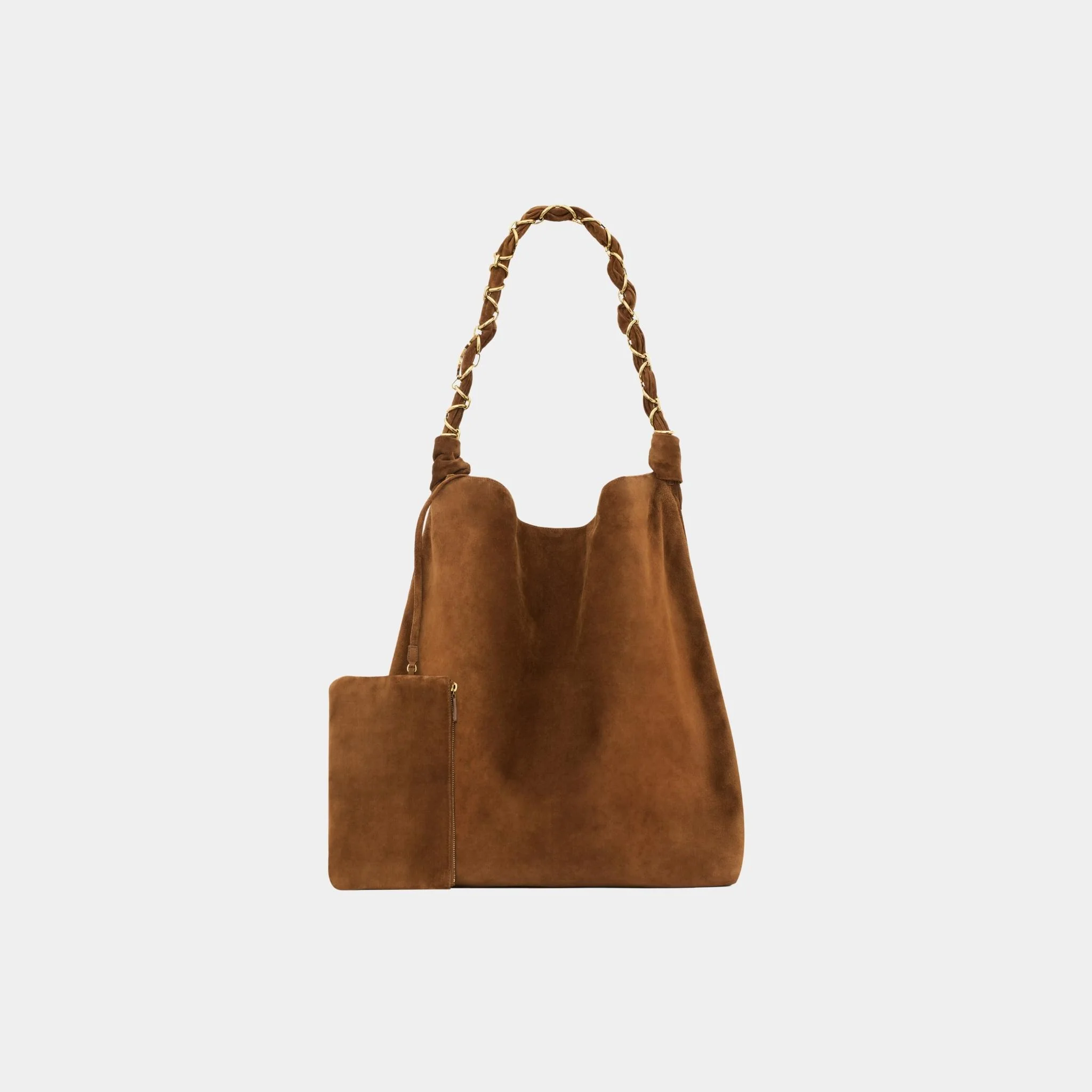 Amalia Suede with Woven CASSANDRE Jewelry Chain - Image 3