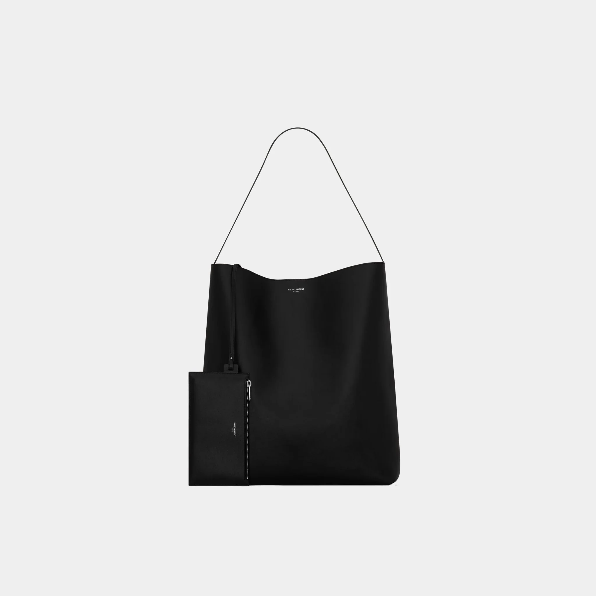 Bold Hobo Bag In Smooth Leather - Image 3