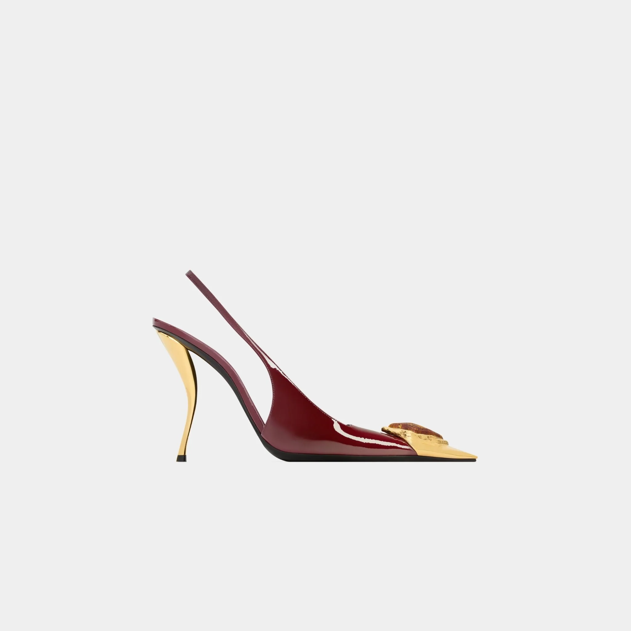 Loulou Patent Leather Slingbacks - Image 11
