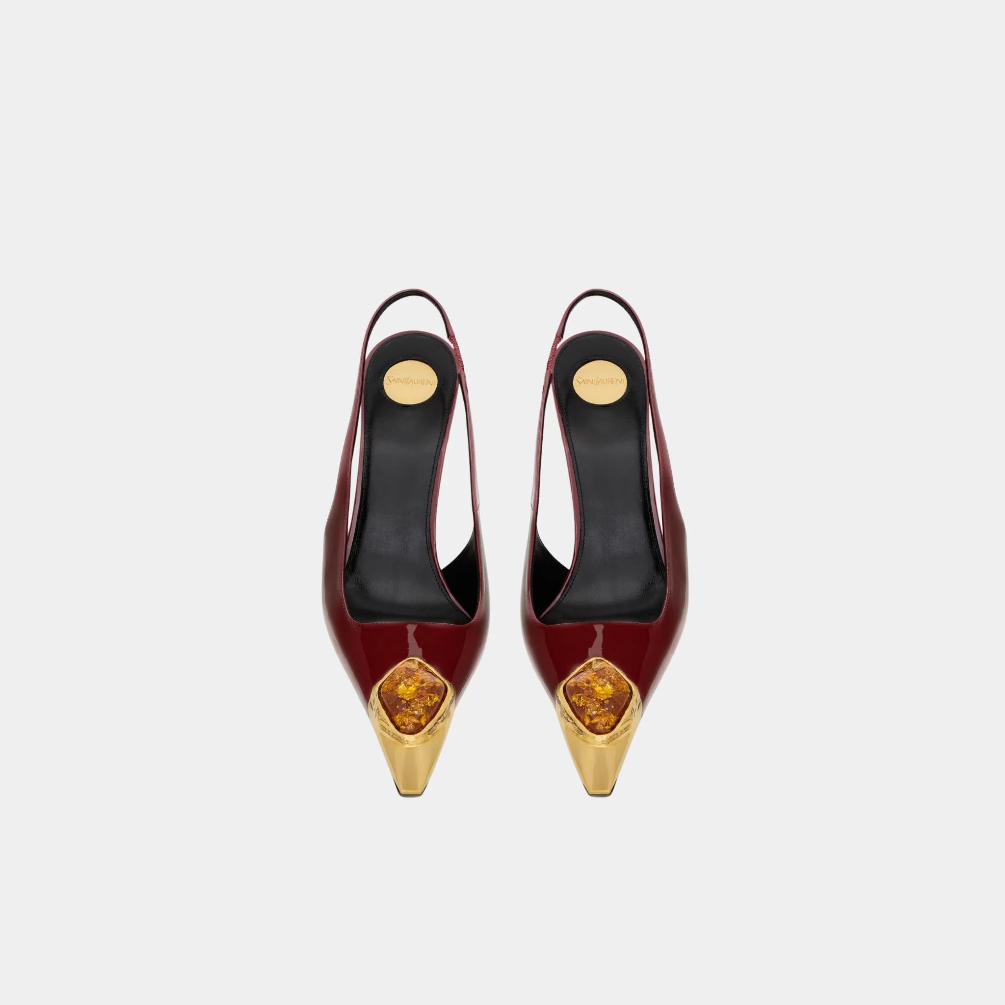 Loulou Patent Leather Slingbacks - Image 12
