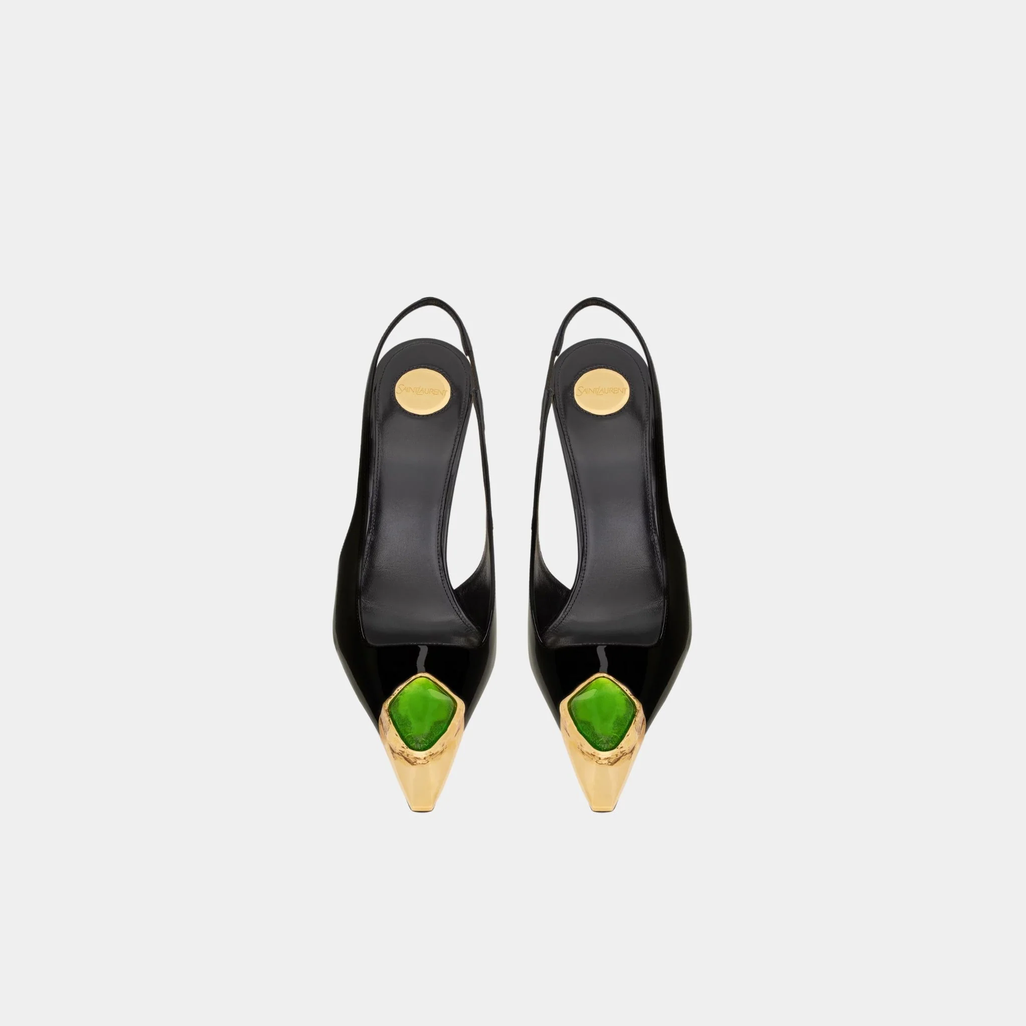 Loulou Patent Leather Slingbacks - Image 4