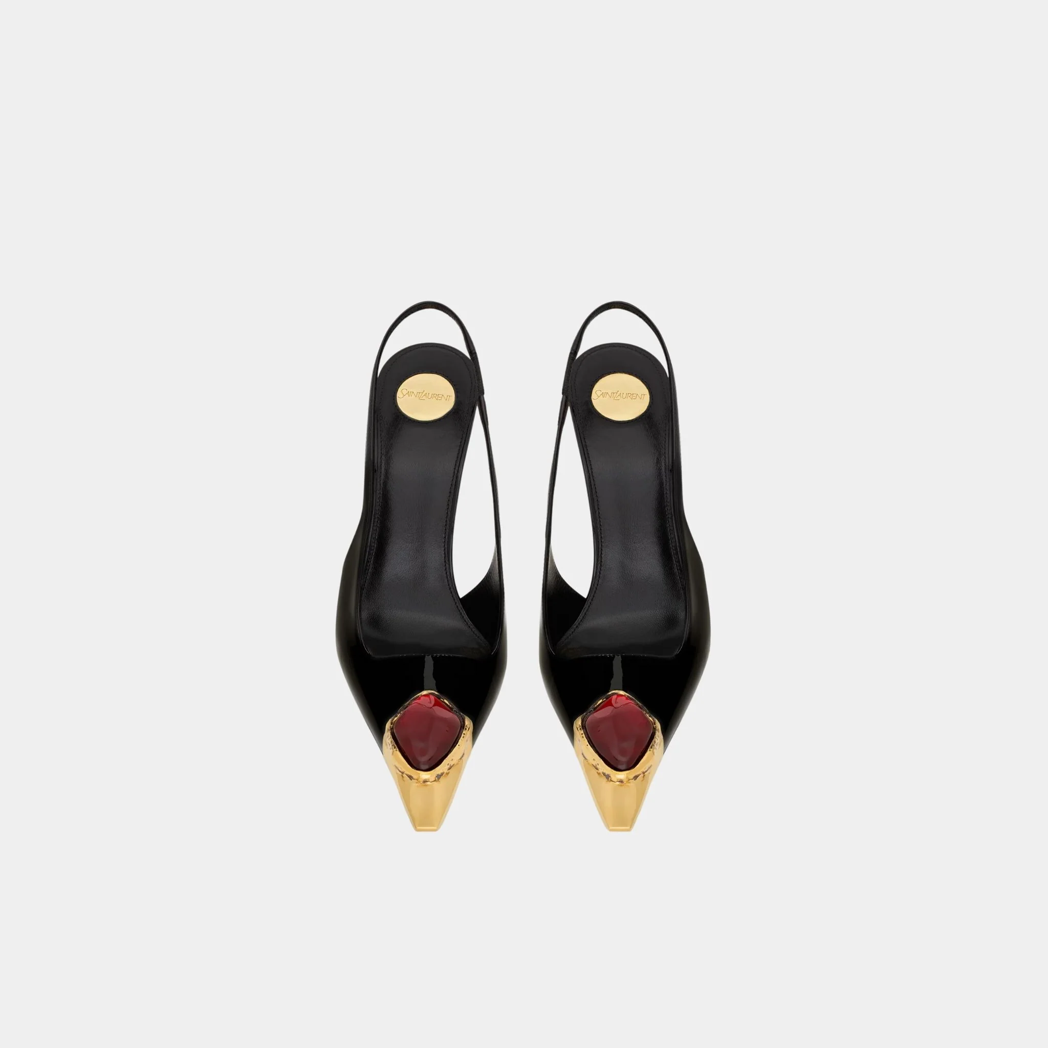 Loulou Patent Leather Slingbacks - Image 6