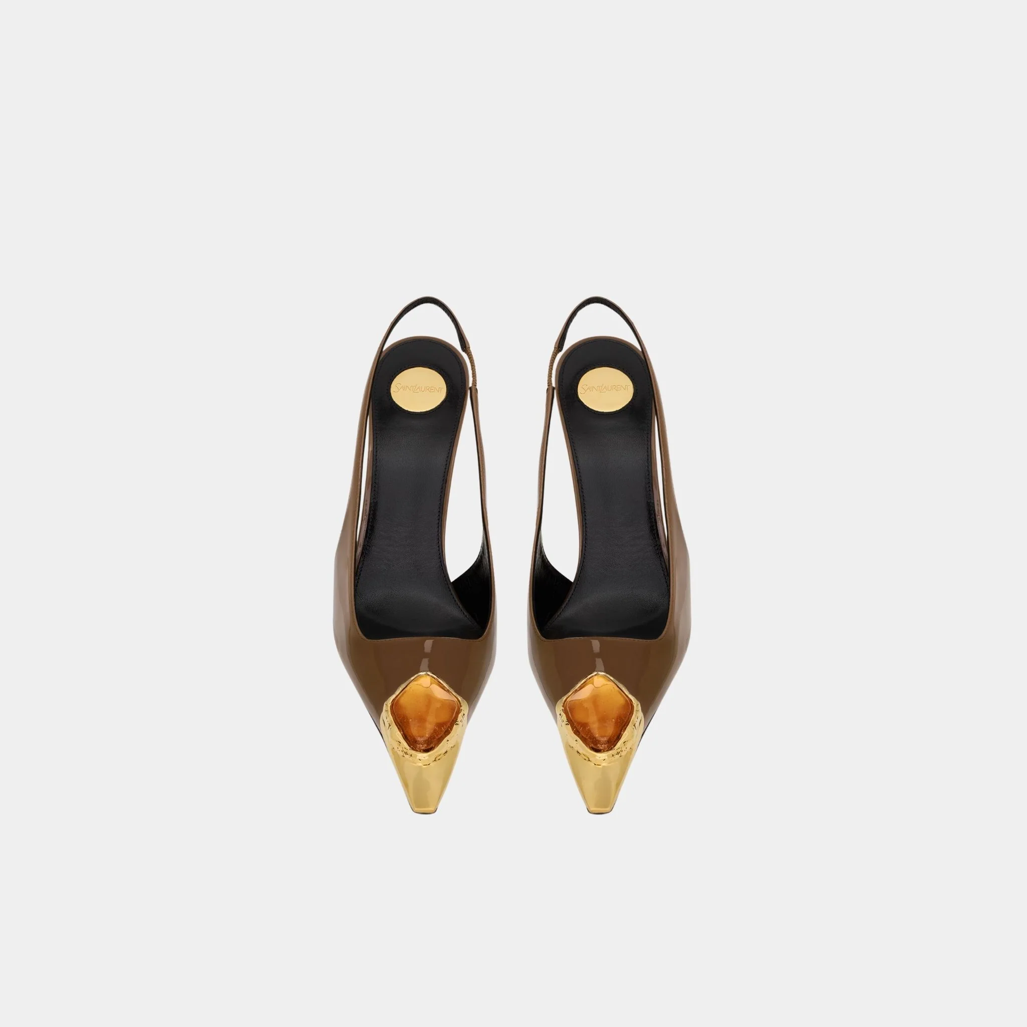 Loulou Patent Leather Slingbacks - Image 8