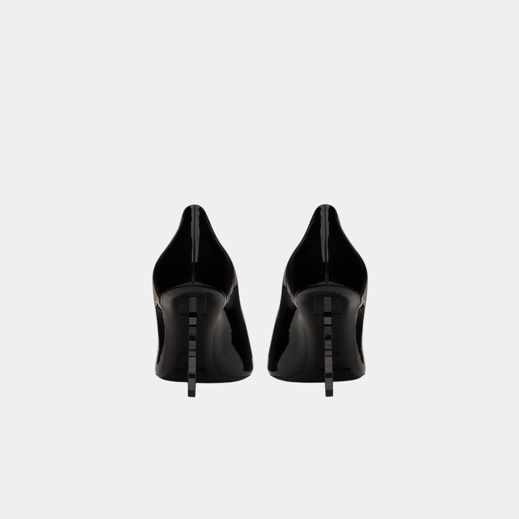 Opyum Patent Leather 8.5 cm Black Heel Pumps - Image 3