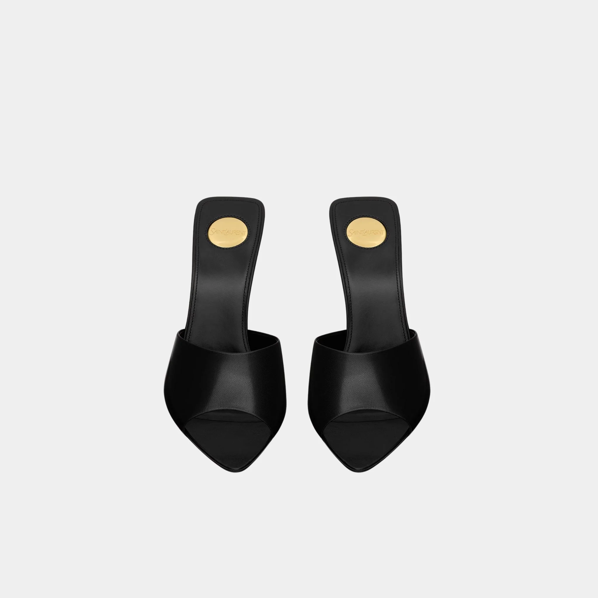 Romy Mules In Smooth Leather - Image 2