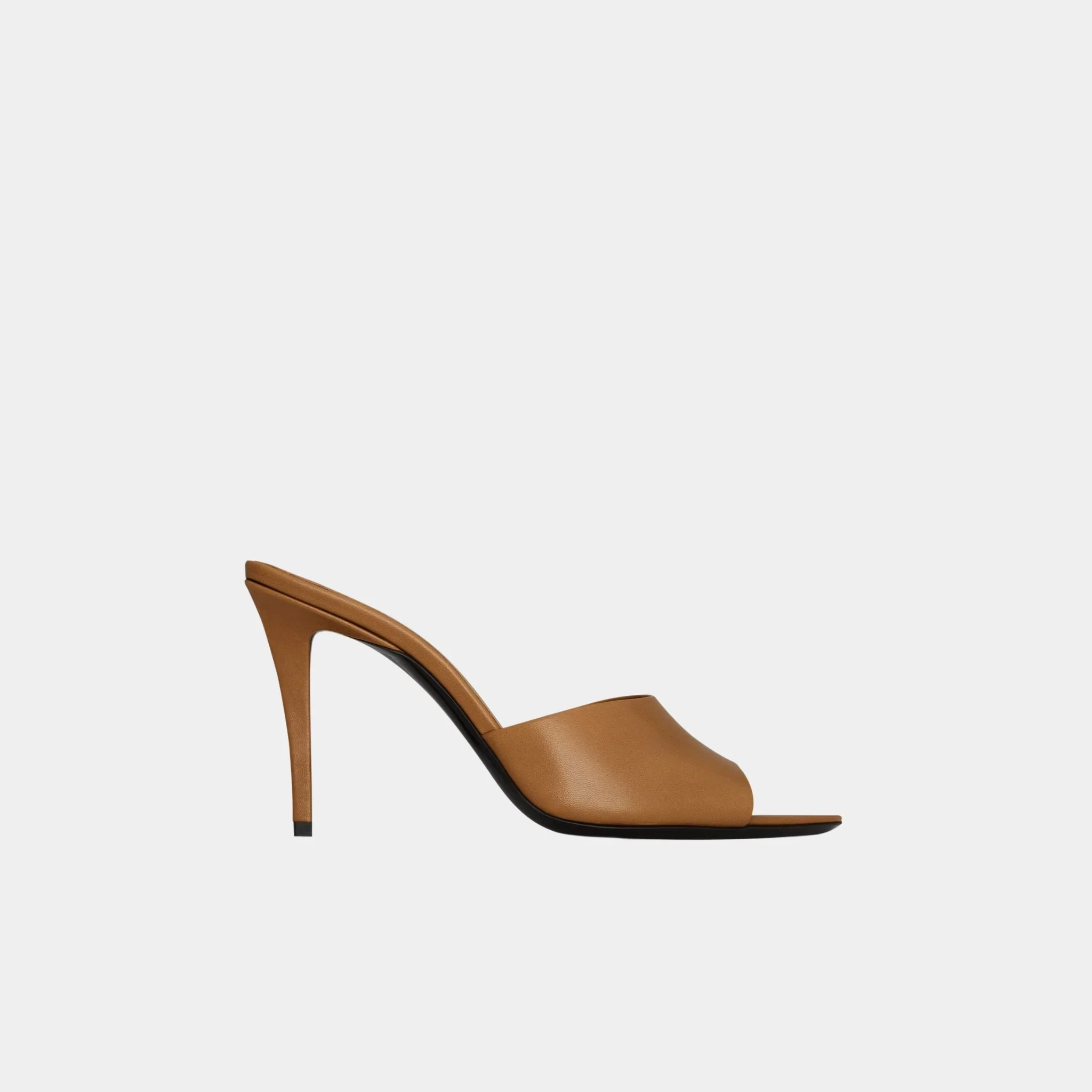 Romy Mules In Smooth Leather - Image 4