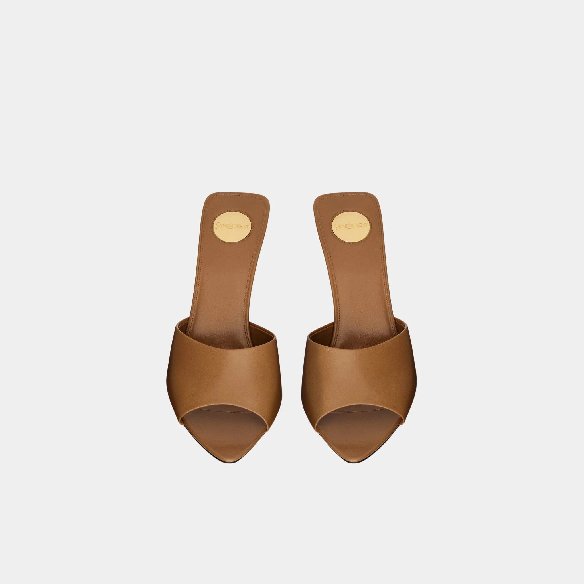 Romy Mules In Smooth Leather - Image 5