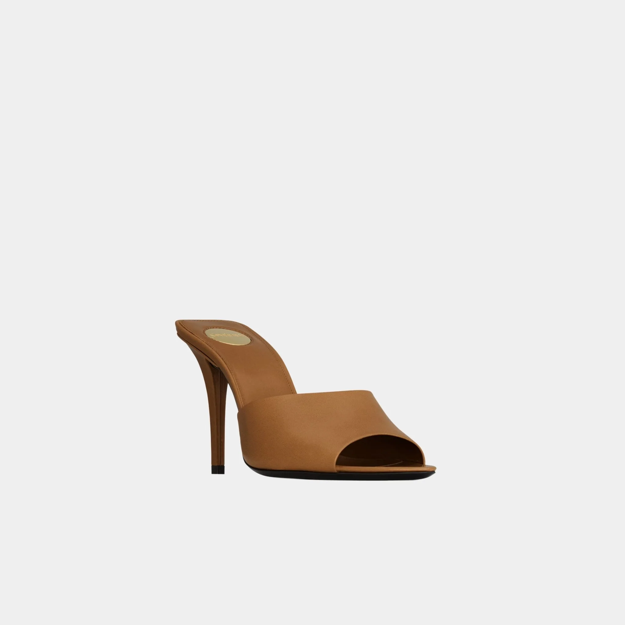 Romy Mules In Smooth Leather - Image 6