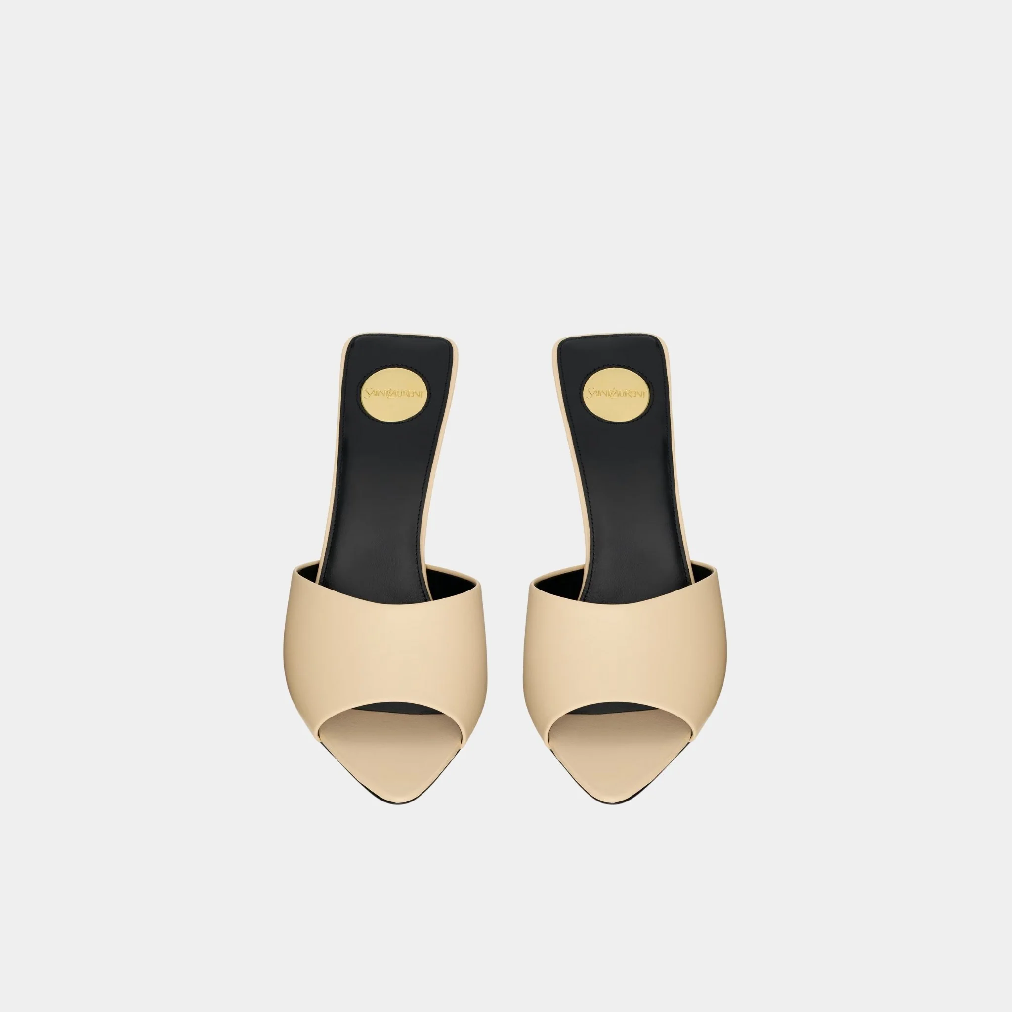 Romy Mules In Smooth Leather - Image 8