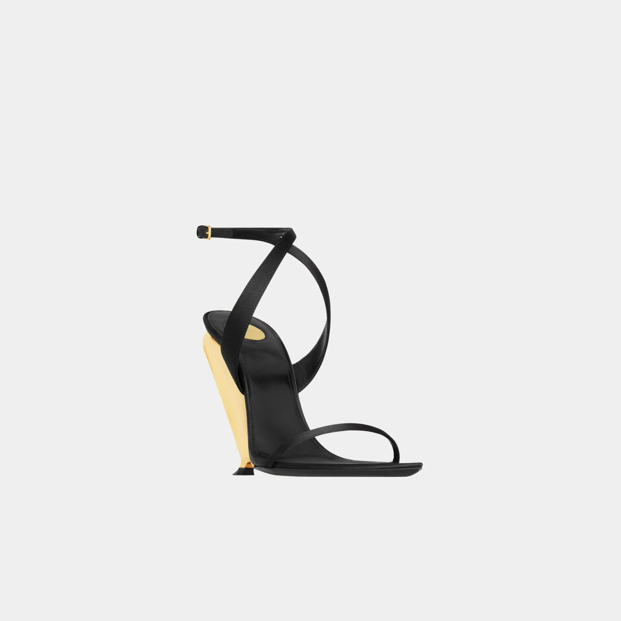 Tallulah Wedges In Satin Crepe - Image 3
