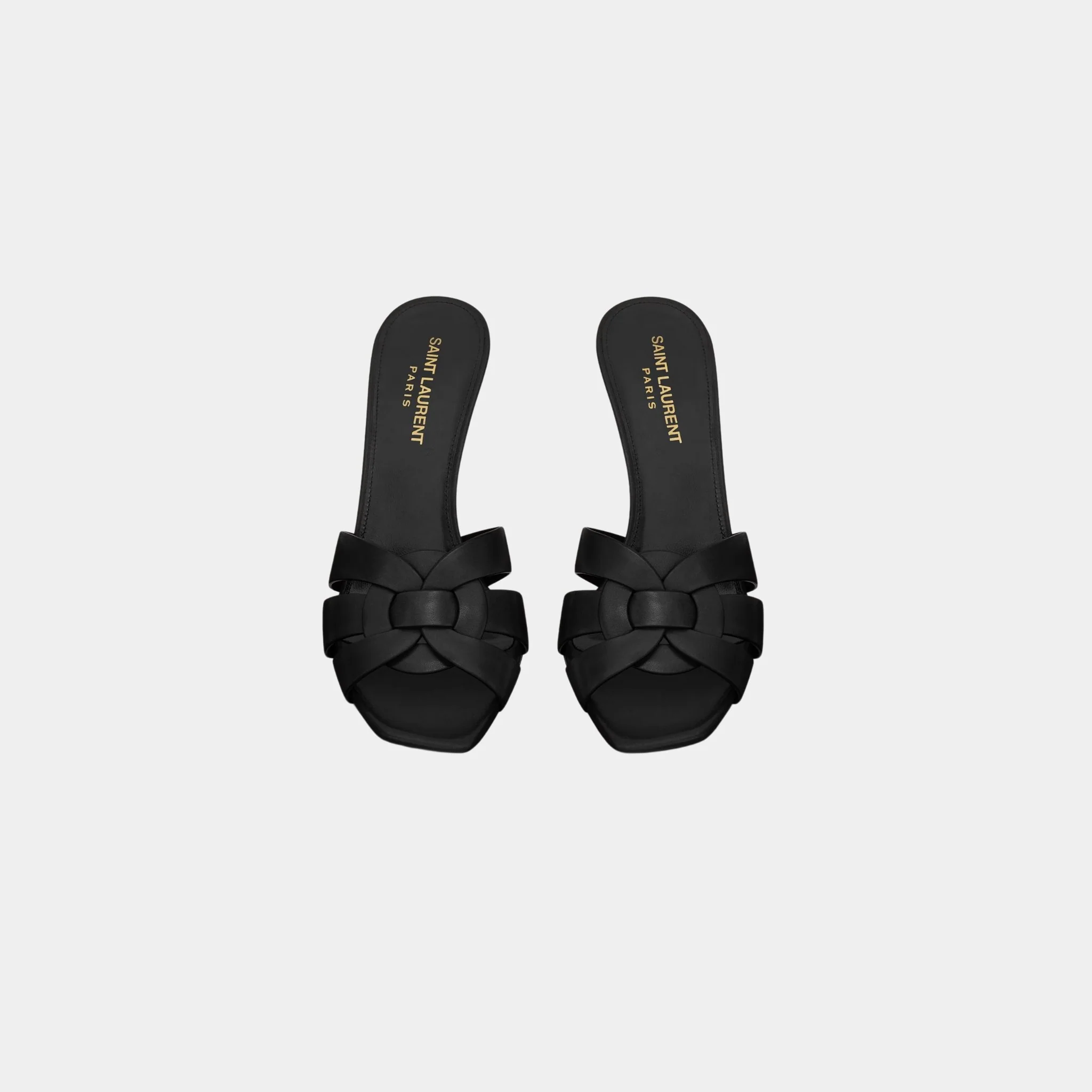 Tribute Heeled Mules In Smooth Leather - Image 2