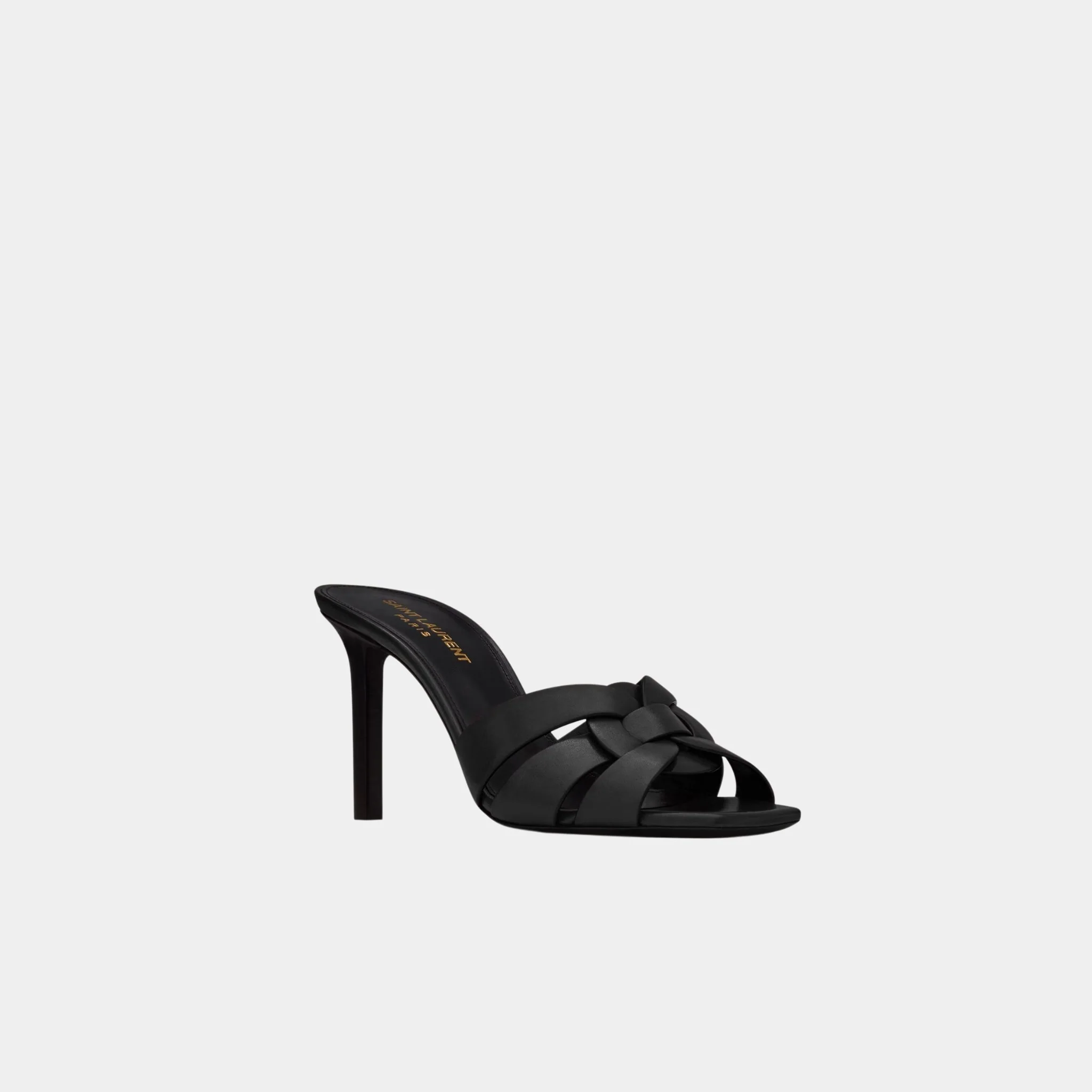 Tribute Heeled Mules In Smooth Leather - Image 3