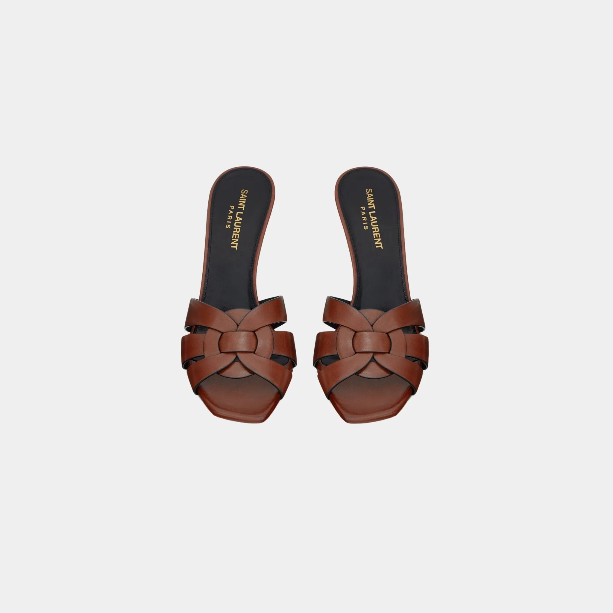 Tribute Heeled Mules In Smooth Leather - Image 5