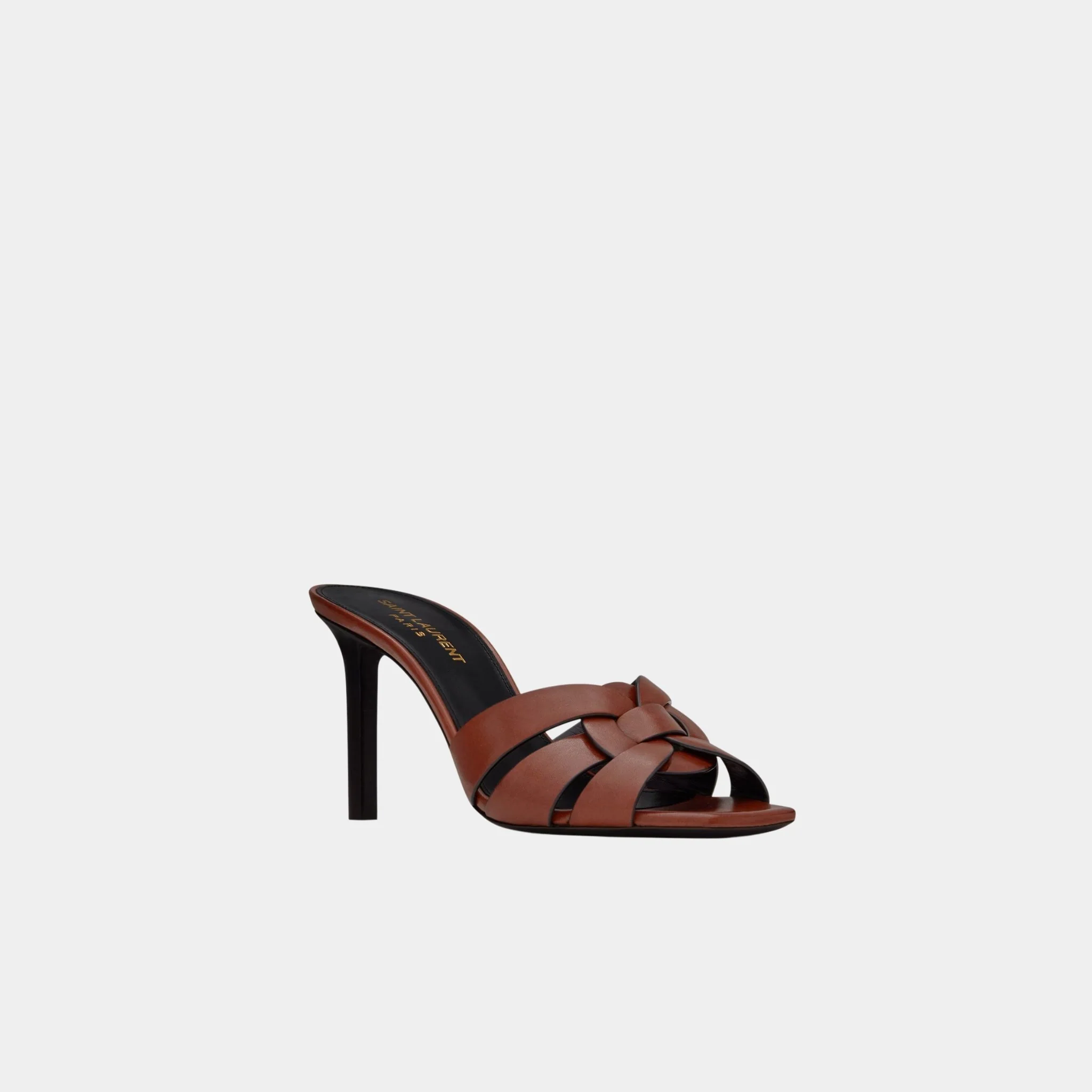 Tribute Heeled Mules In Smooth Leather - Image 6