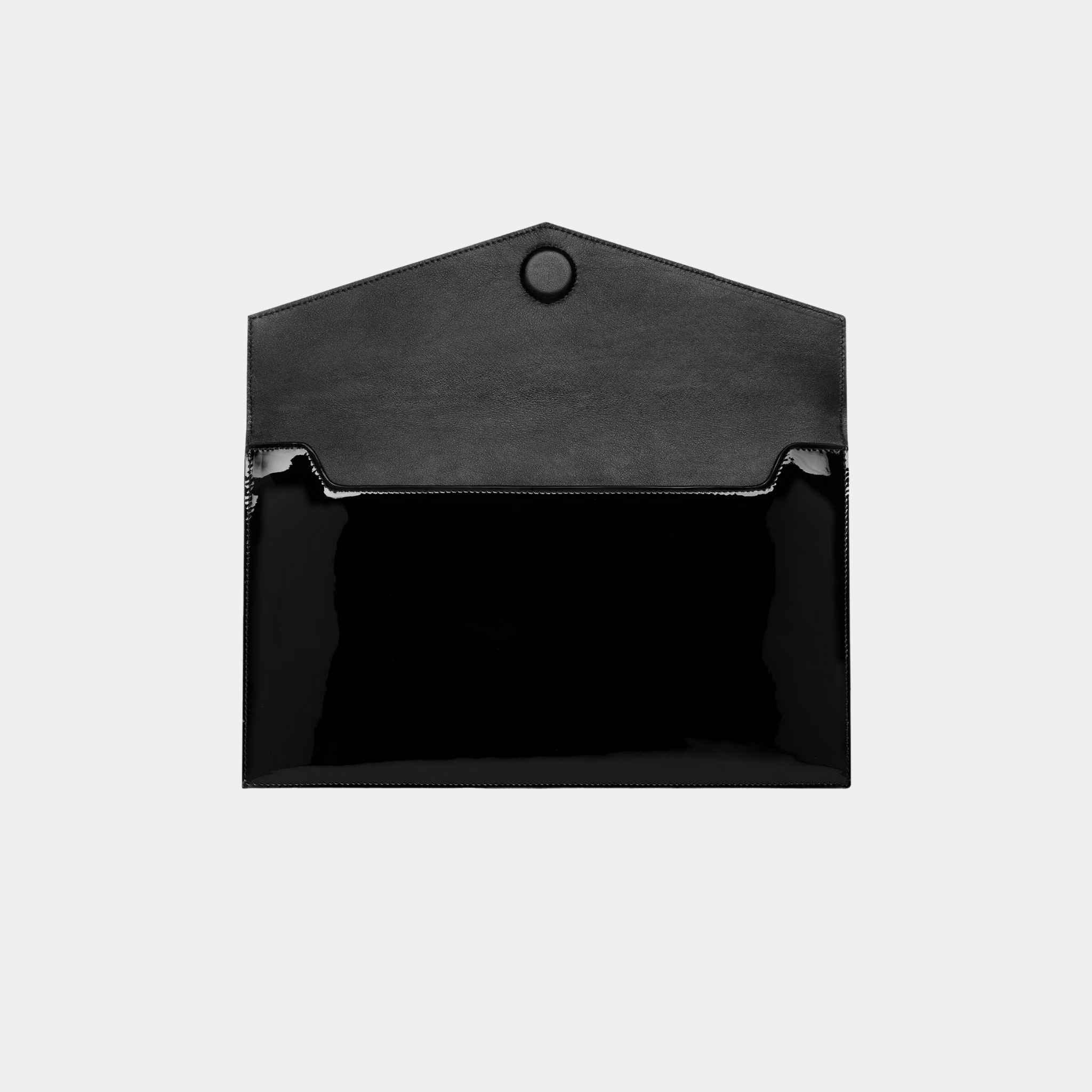Uptown Pouch In Patent Leather - Image 2