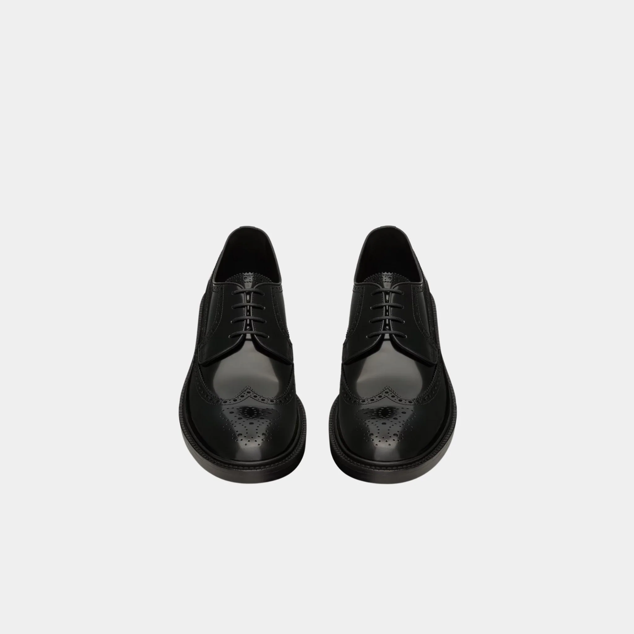 Antoine Derbies in Black Glazed Leather - Image 3